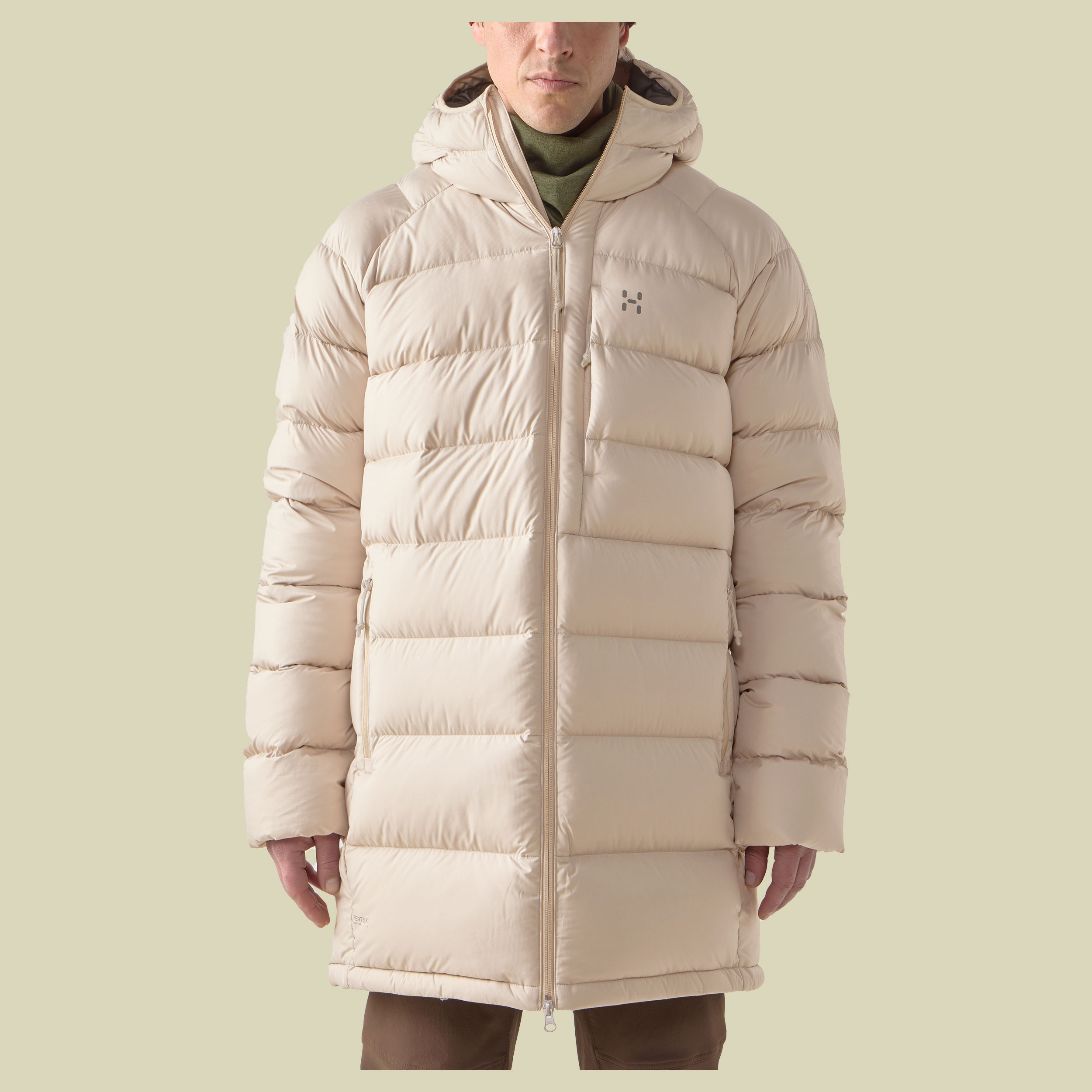 Rosson Down Parka Men XL beige - chalk beige