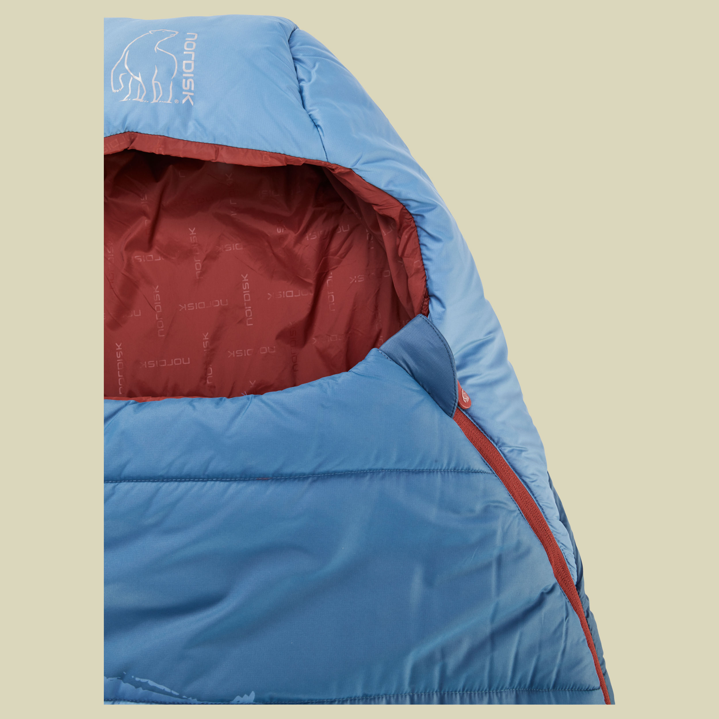 PUK Junior Sleeping Bag Körpergröße:130 bis 170 cm Farbe majolica blue