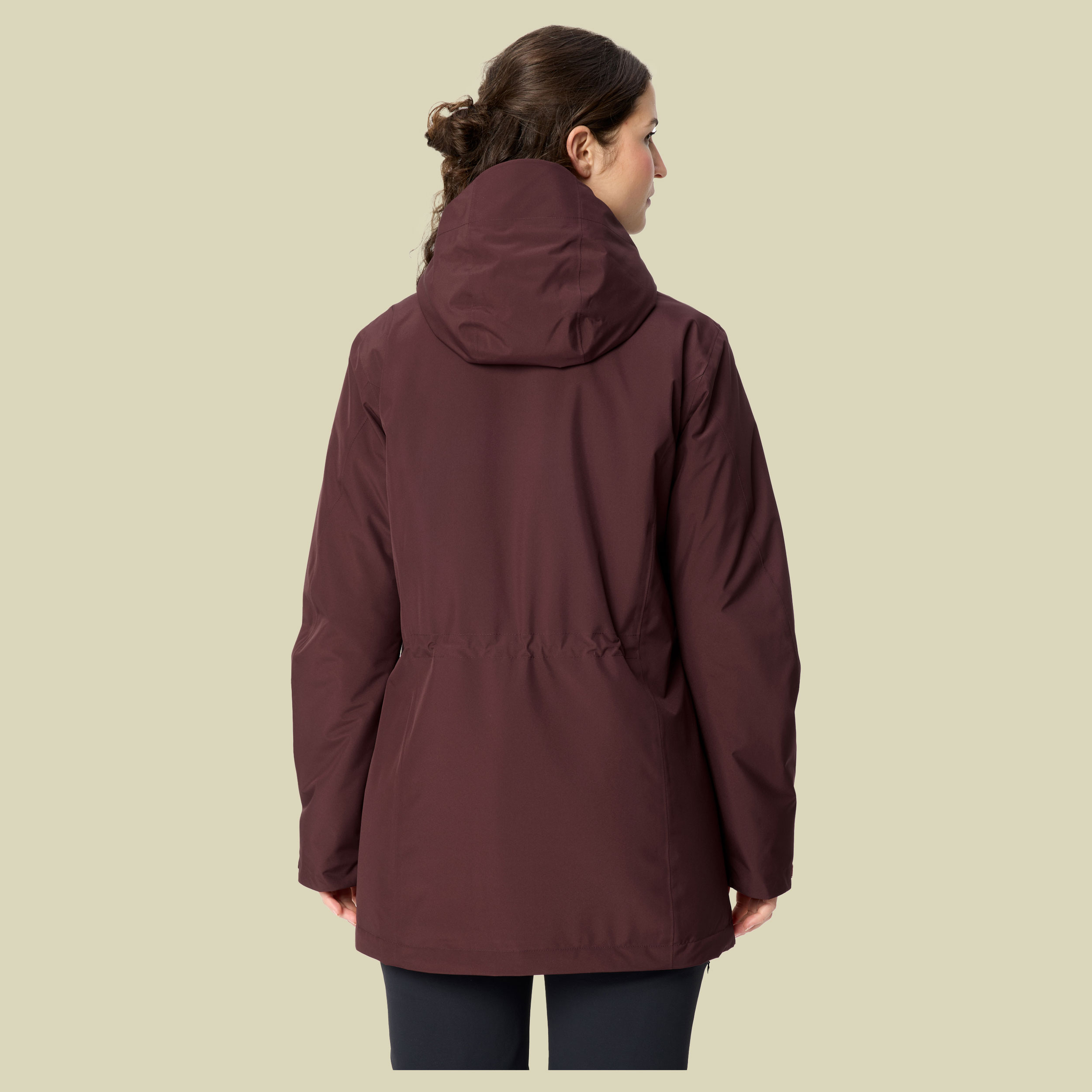 Rosemoor Padded Parka Women 38 braun - dark oak