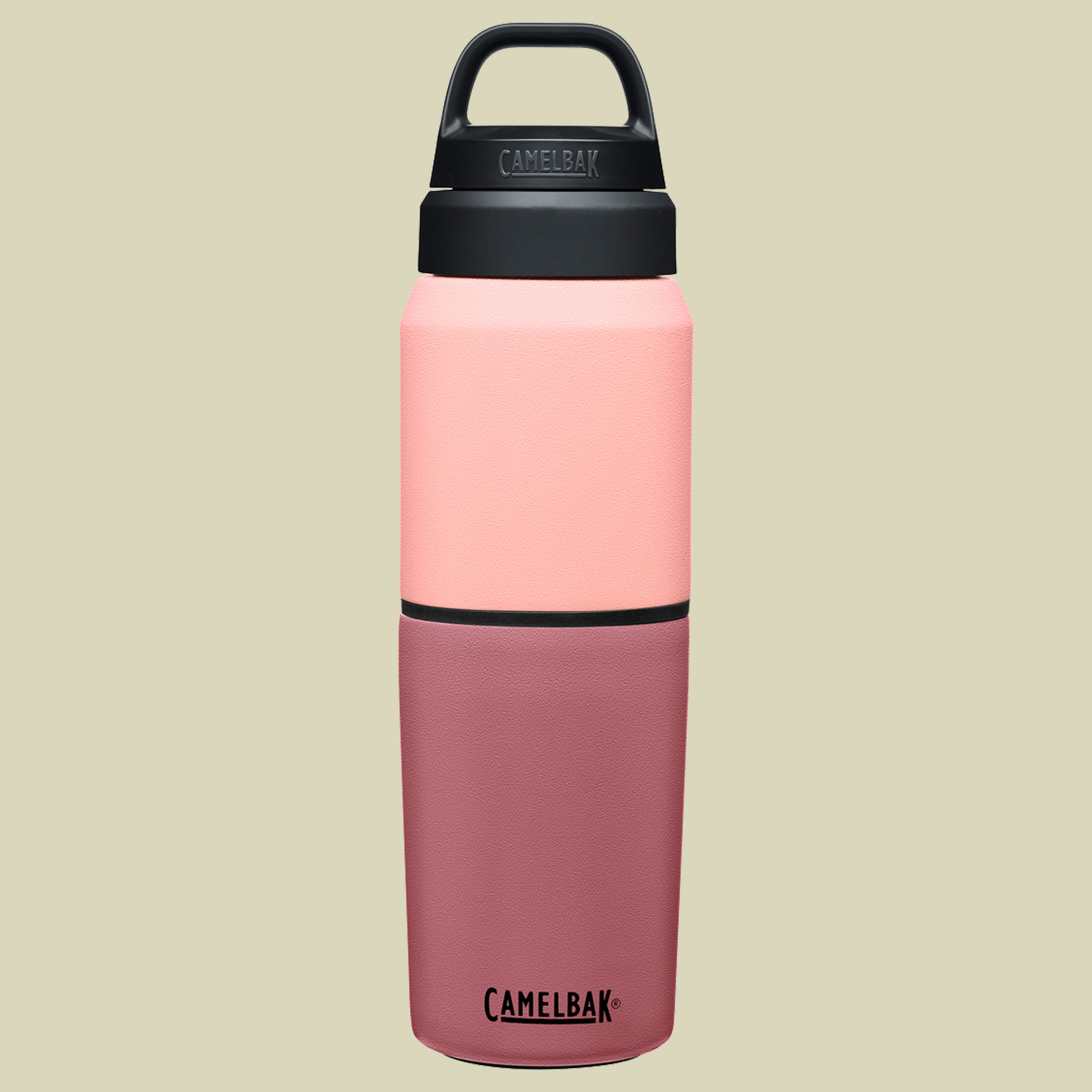 Multibev SST Vakuumisolierte Thermoflasche 500 ml Volumen 500 Farbe terracotta rose/pink
