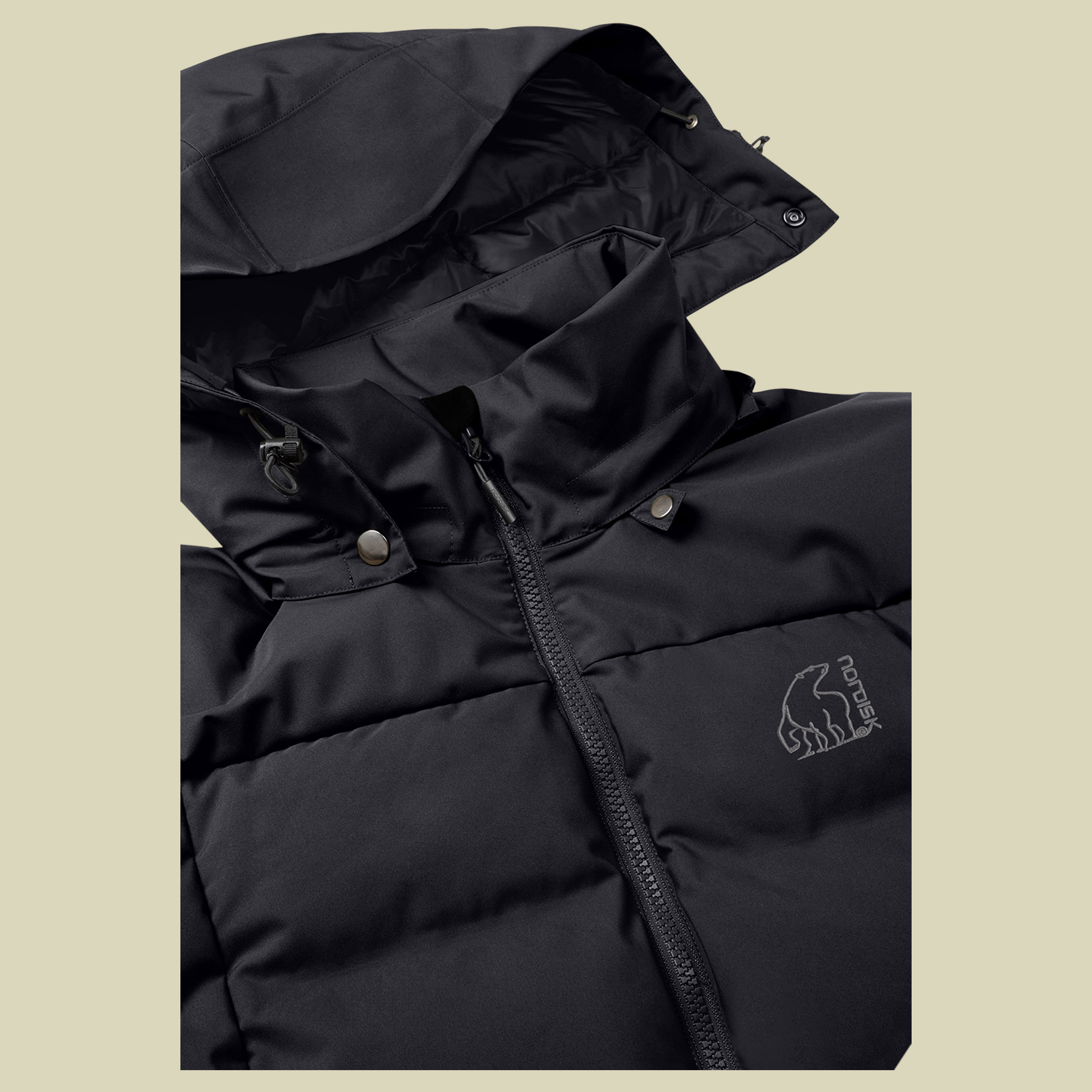 Akkarvik Bonded Down Jacket Men schwarz1 XL - cavier black