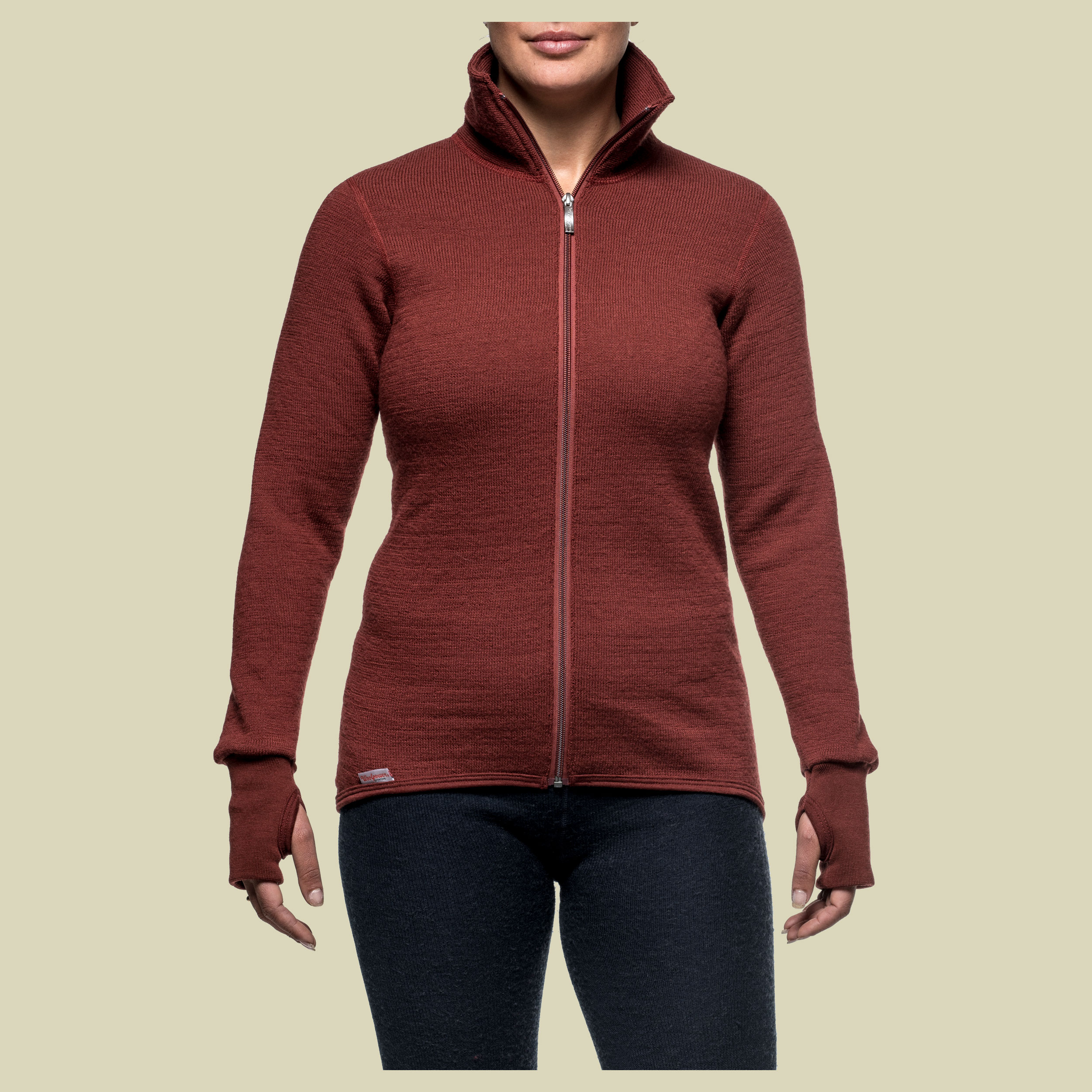 Full Zip Jacket 400 XS rot - rust red