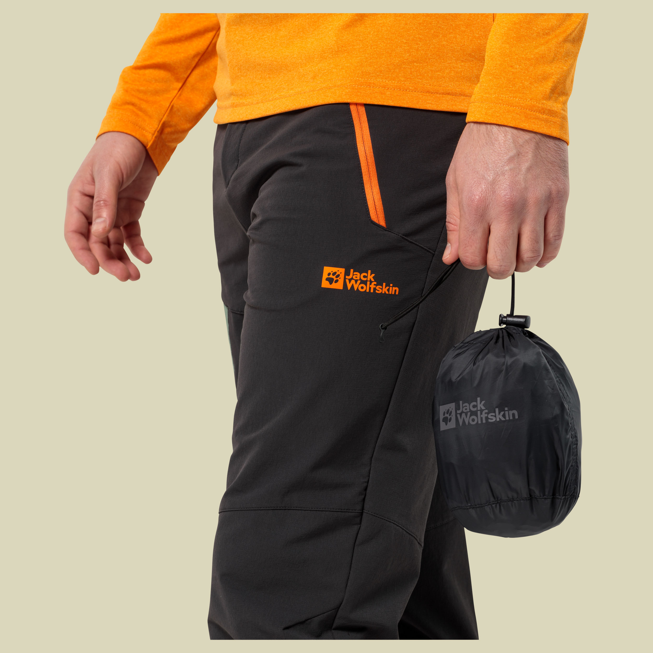 Rainy Day Pants Größe XL Farbe black