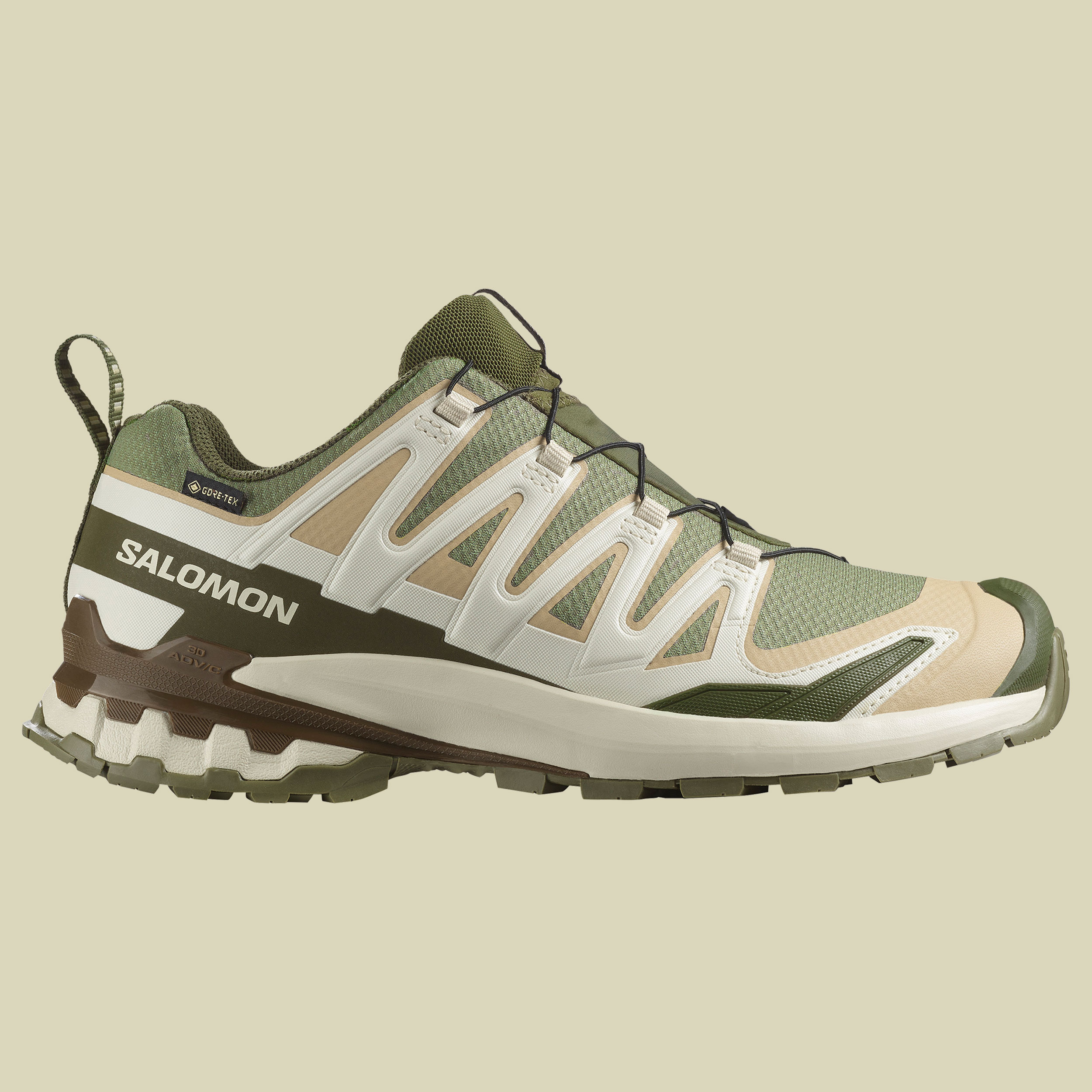 XA PRO 3D V9 GTX Men grün UK 9 - deep lichen green/safari/dark earth