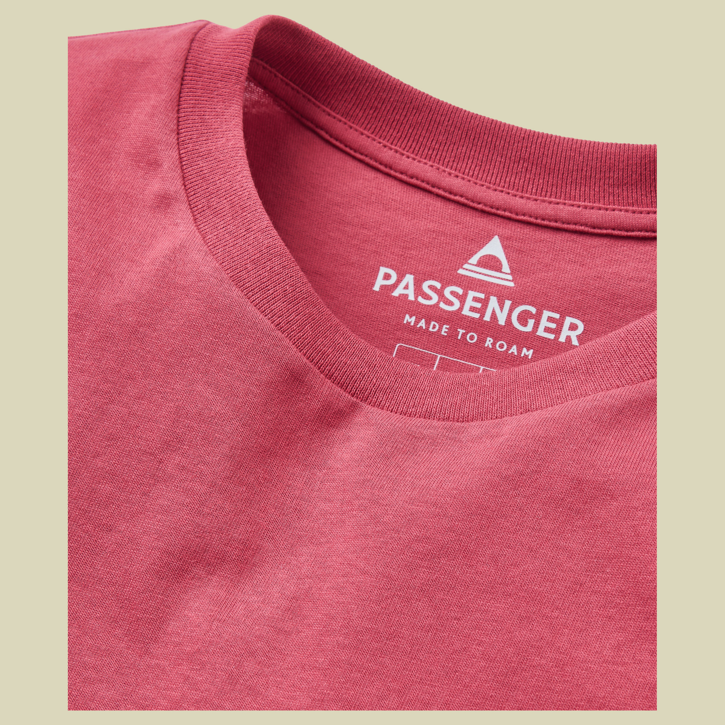 Roamer Recycled Cotton T-Shirt Women XS rot - garnet