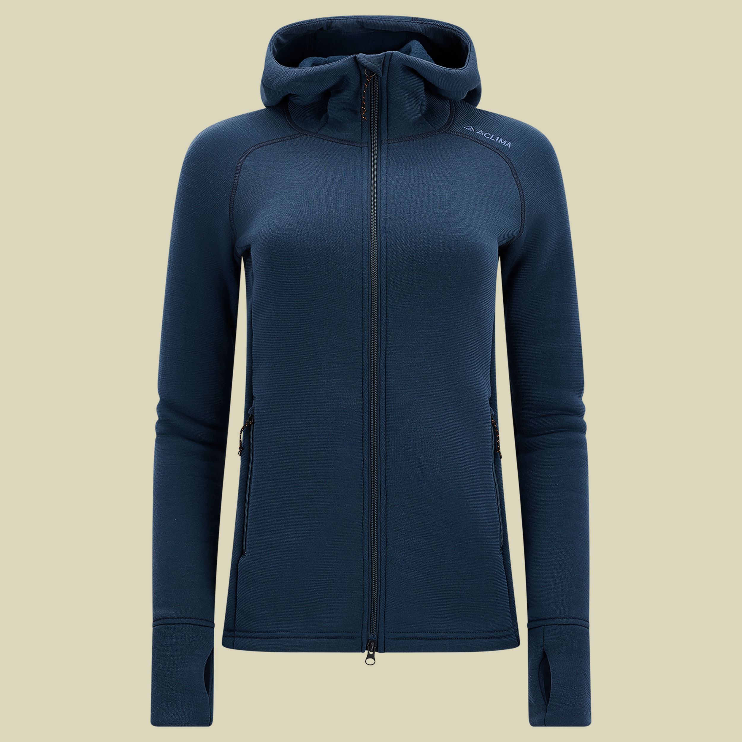 FleeceWool Hoded Jacket Women XL Midnight Navy