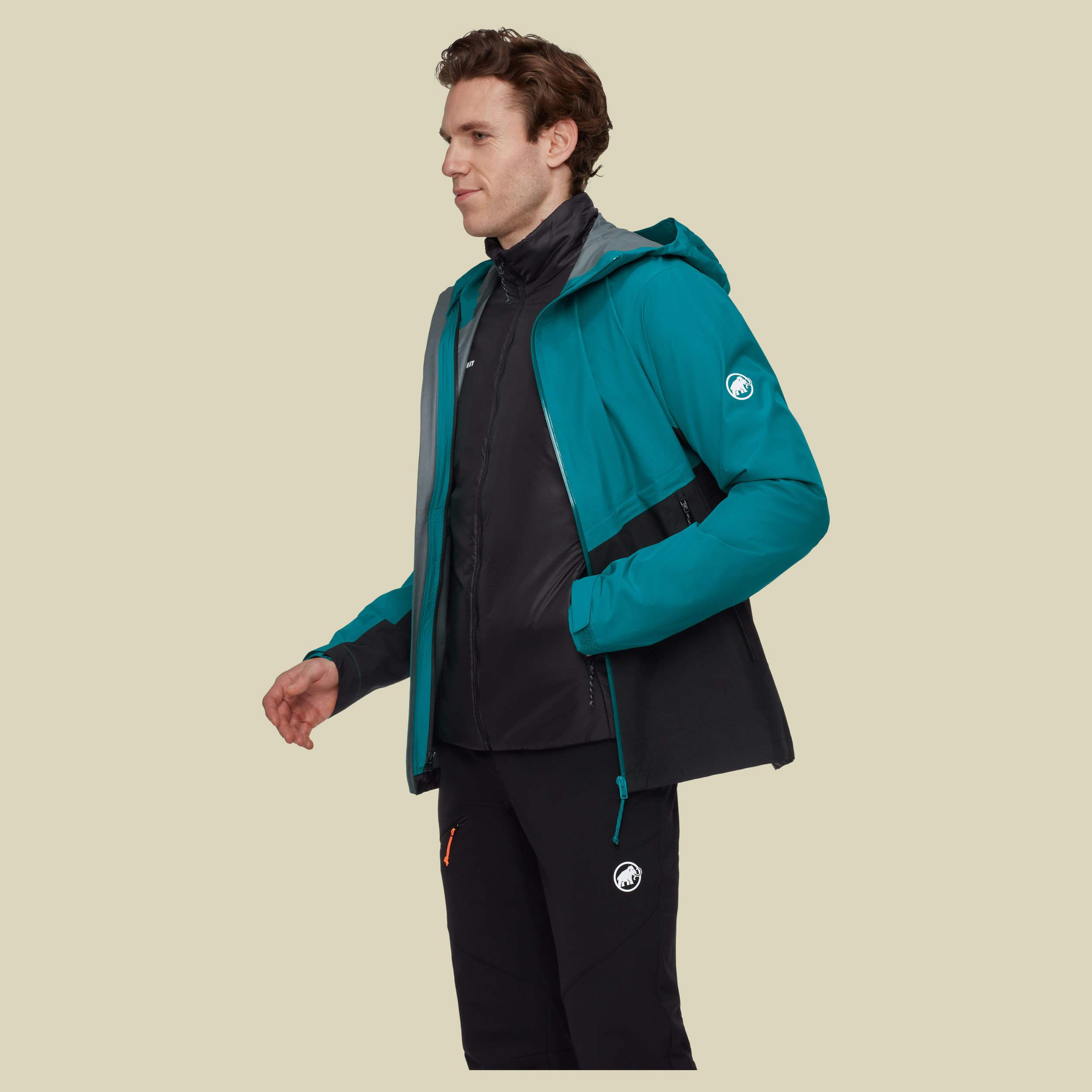 Alto Light 3 in 1 HS Hooded Jacket Men XXXL türkis - deep teal-black