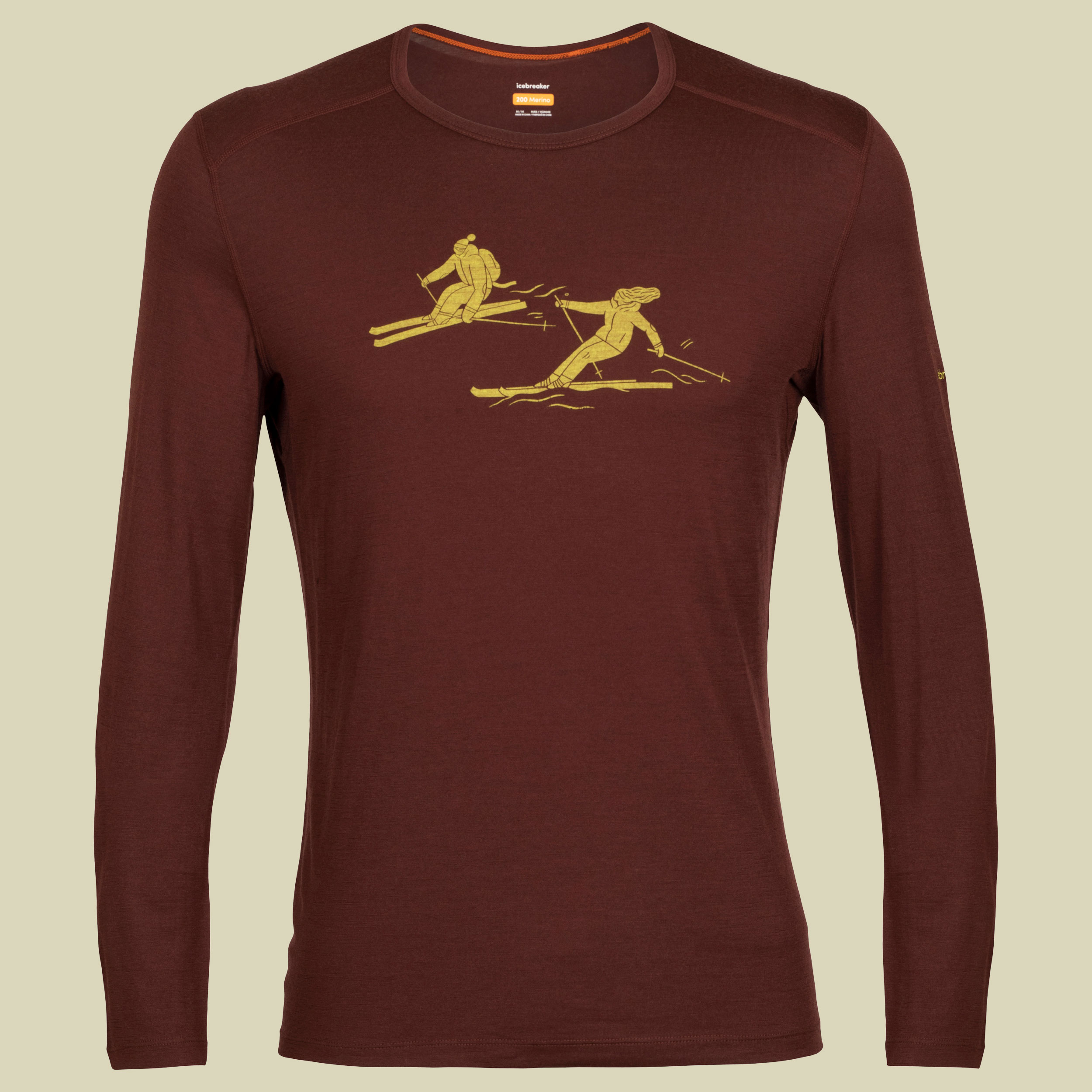 200 Oasis LS Crewe Last Run Men Größe M  Farbe espresso