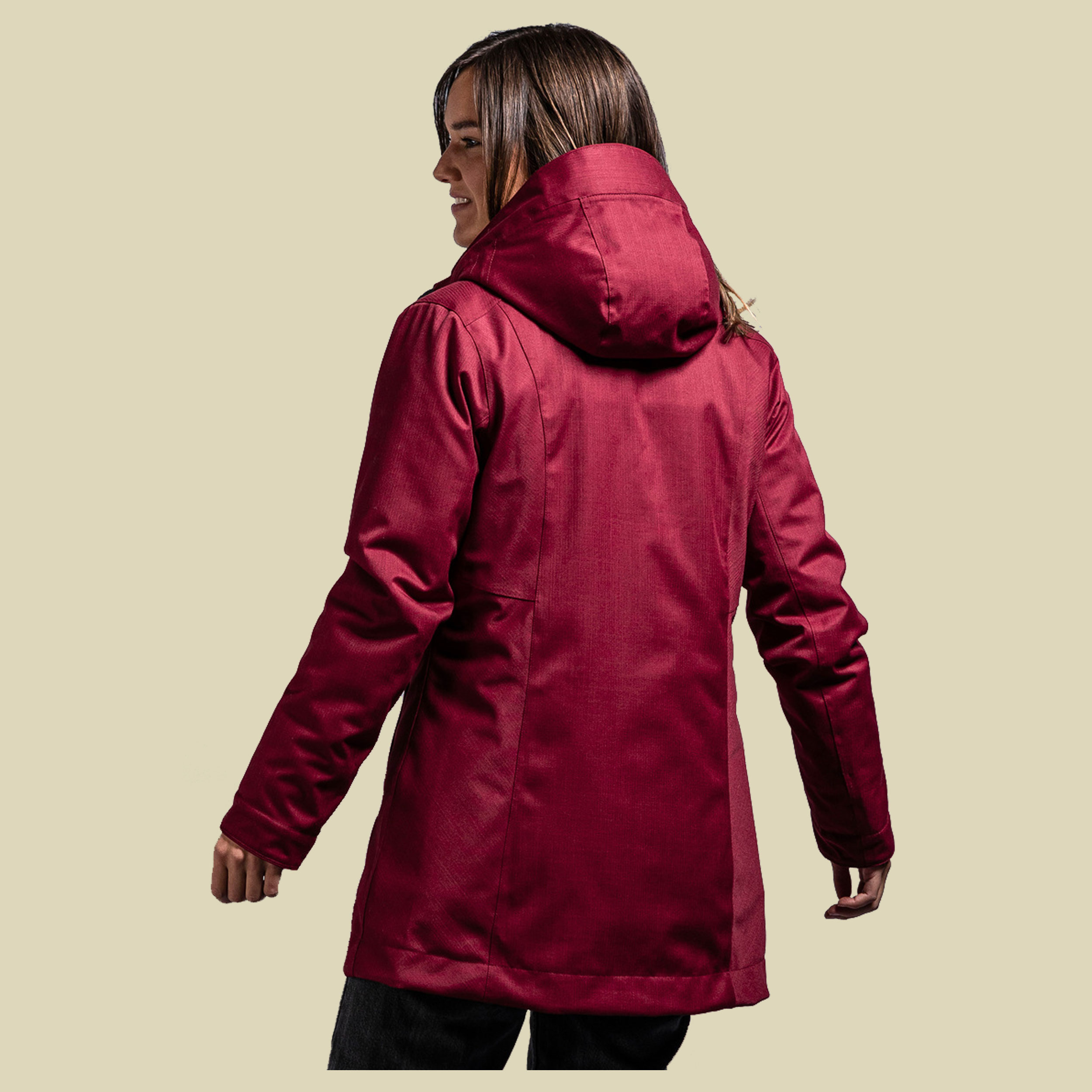 Naika W's 3in1 Coat Größe 42 Farbe cherry red