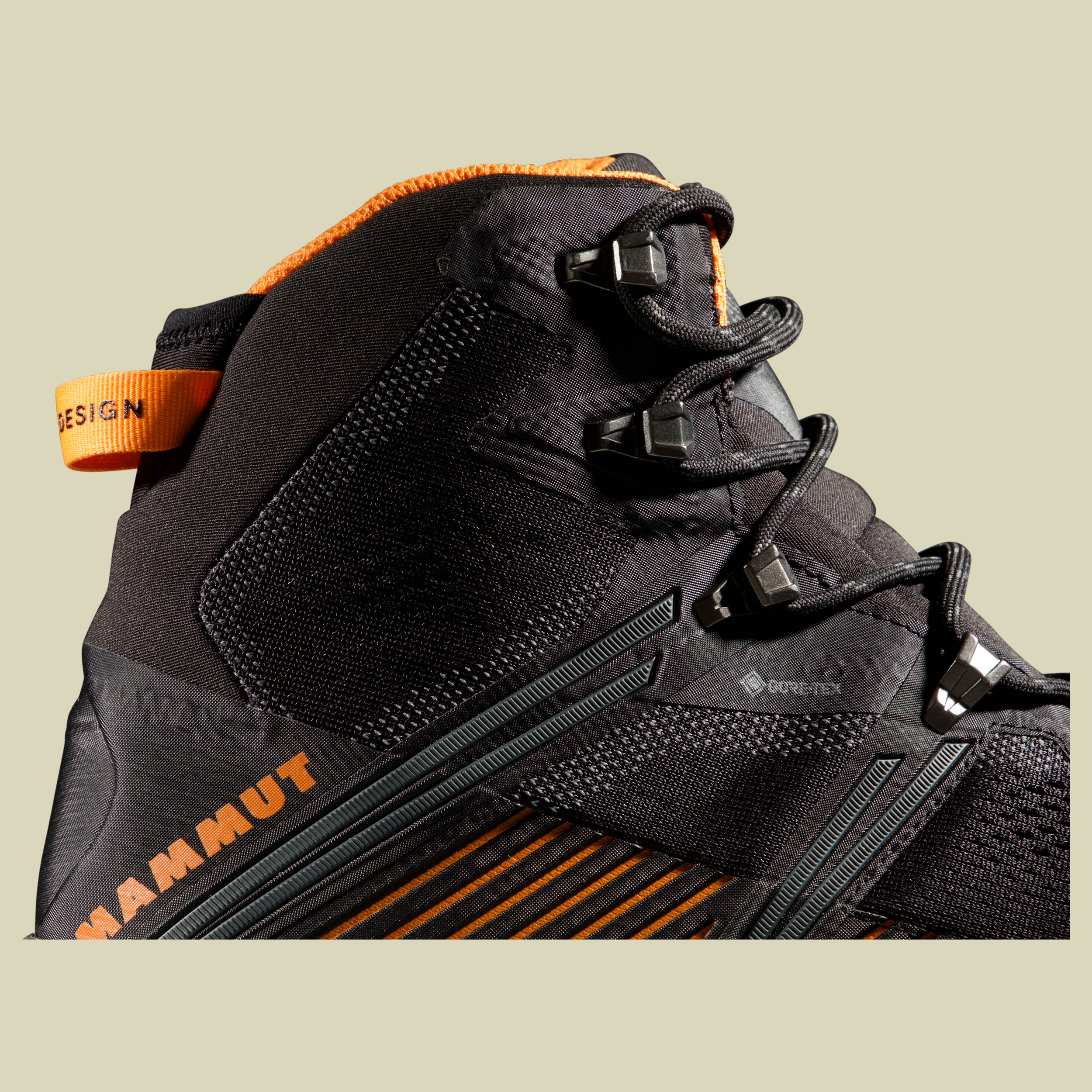 Ducan II High GTX Men UK 9 schwarz - black dark tangerine
