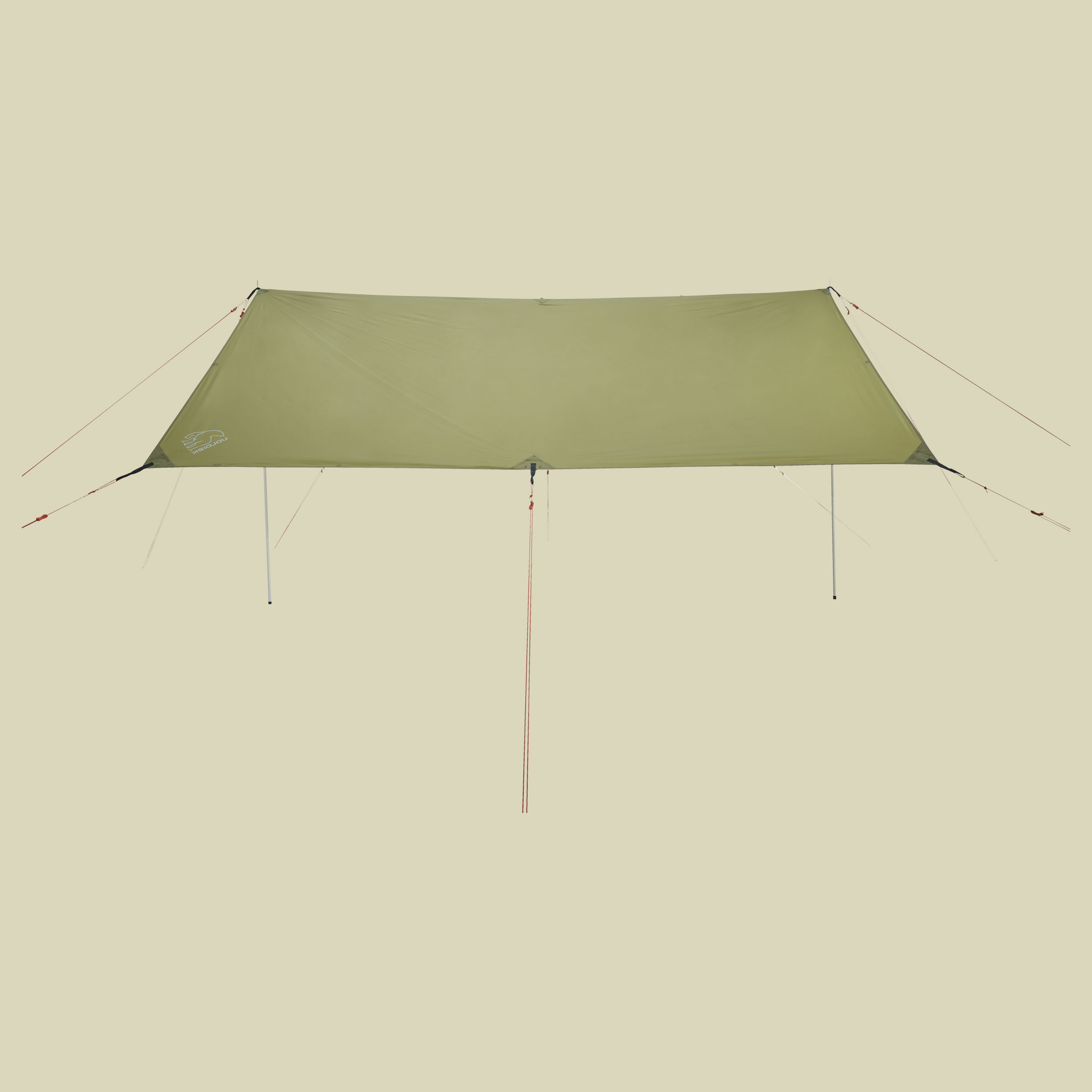 VOSS 9 PU Tarp Größe 310 x 285 cm Farbe dark olive