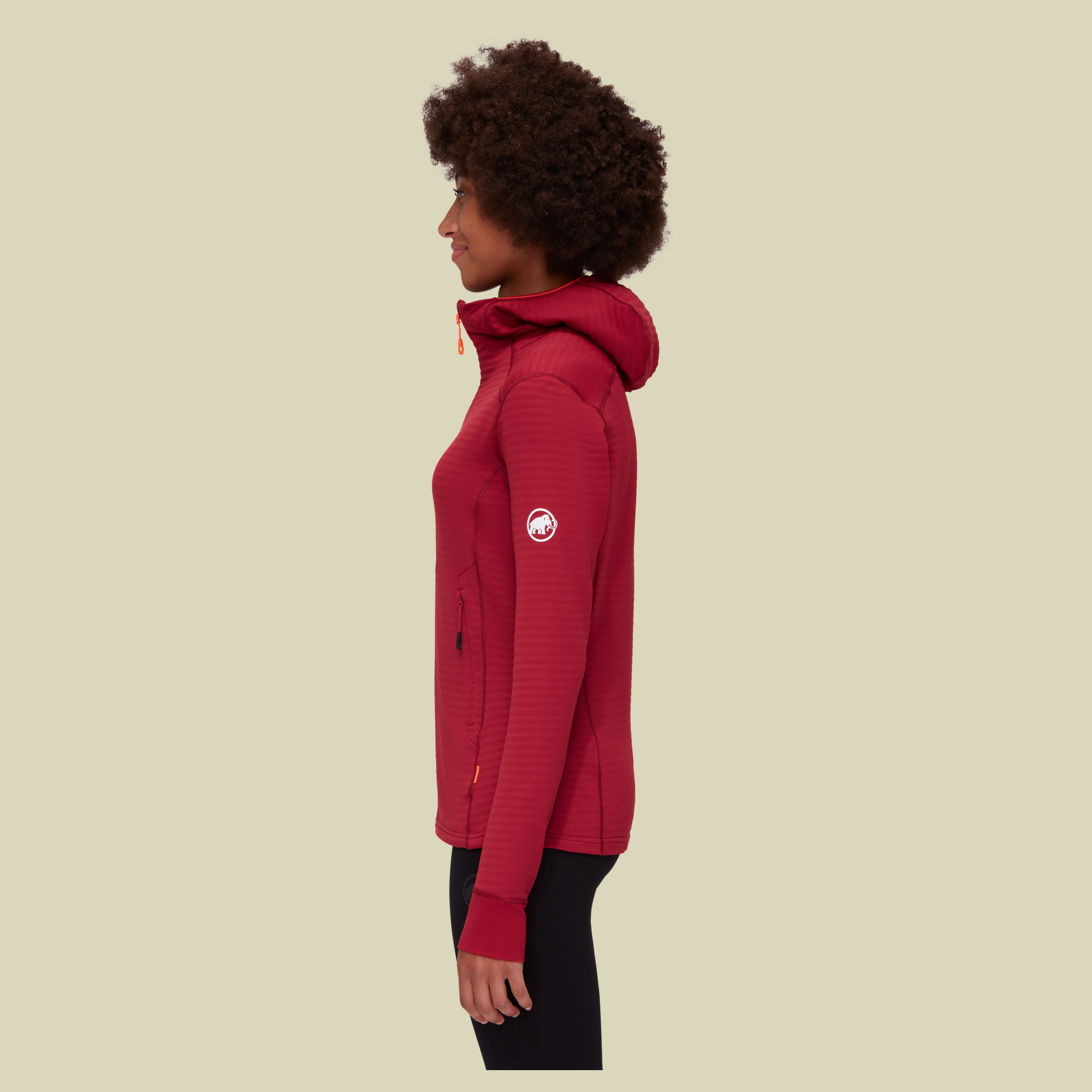Aconcagua Light ML Hooded Jacket Women Größe M  Farbe blood red