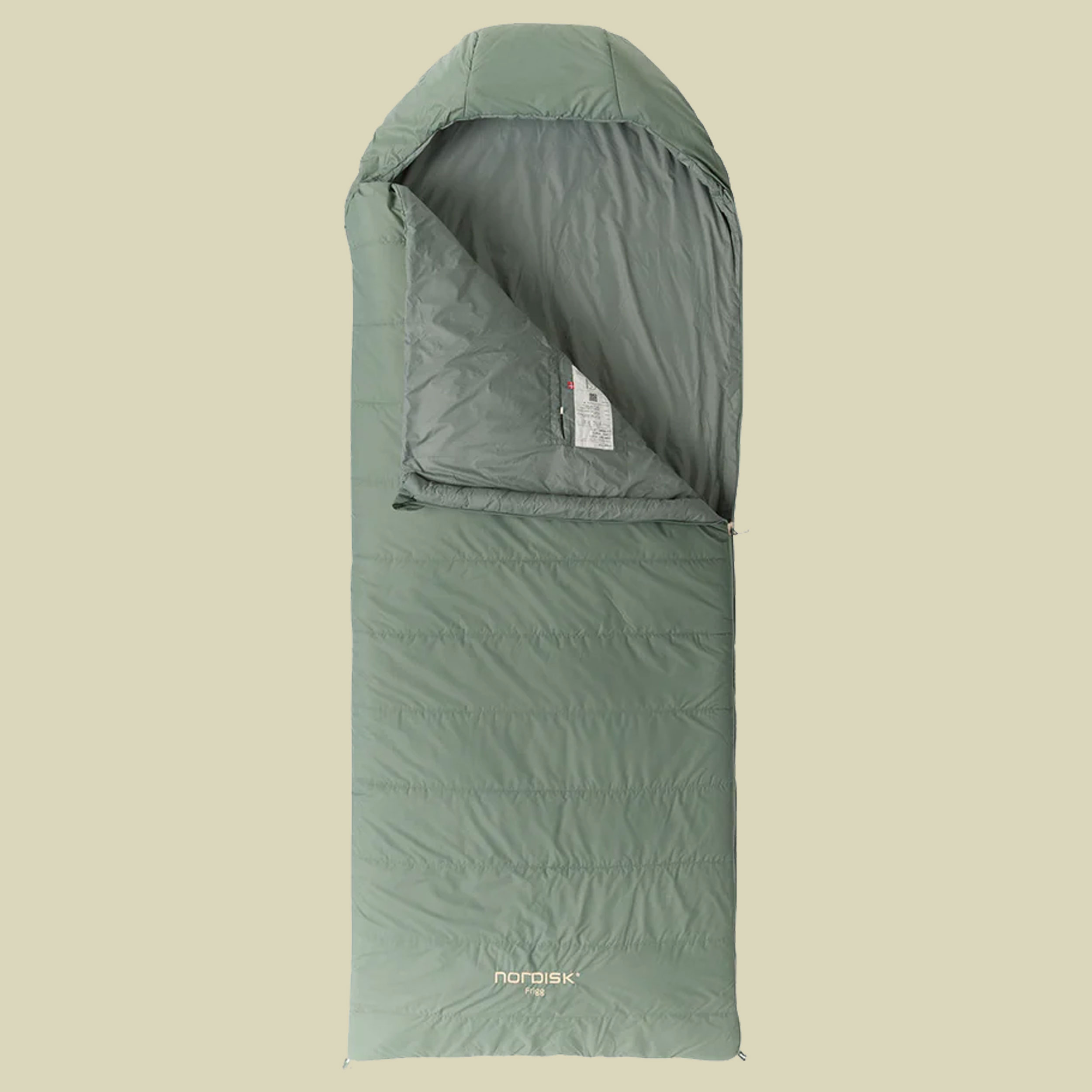 Frigg +10° Blanket Sleeping Bag - agave green links 220 cm (XL)