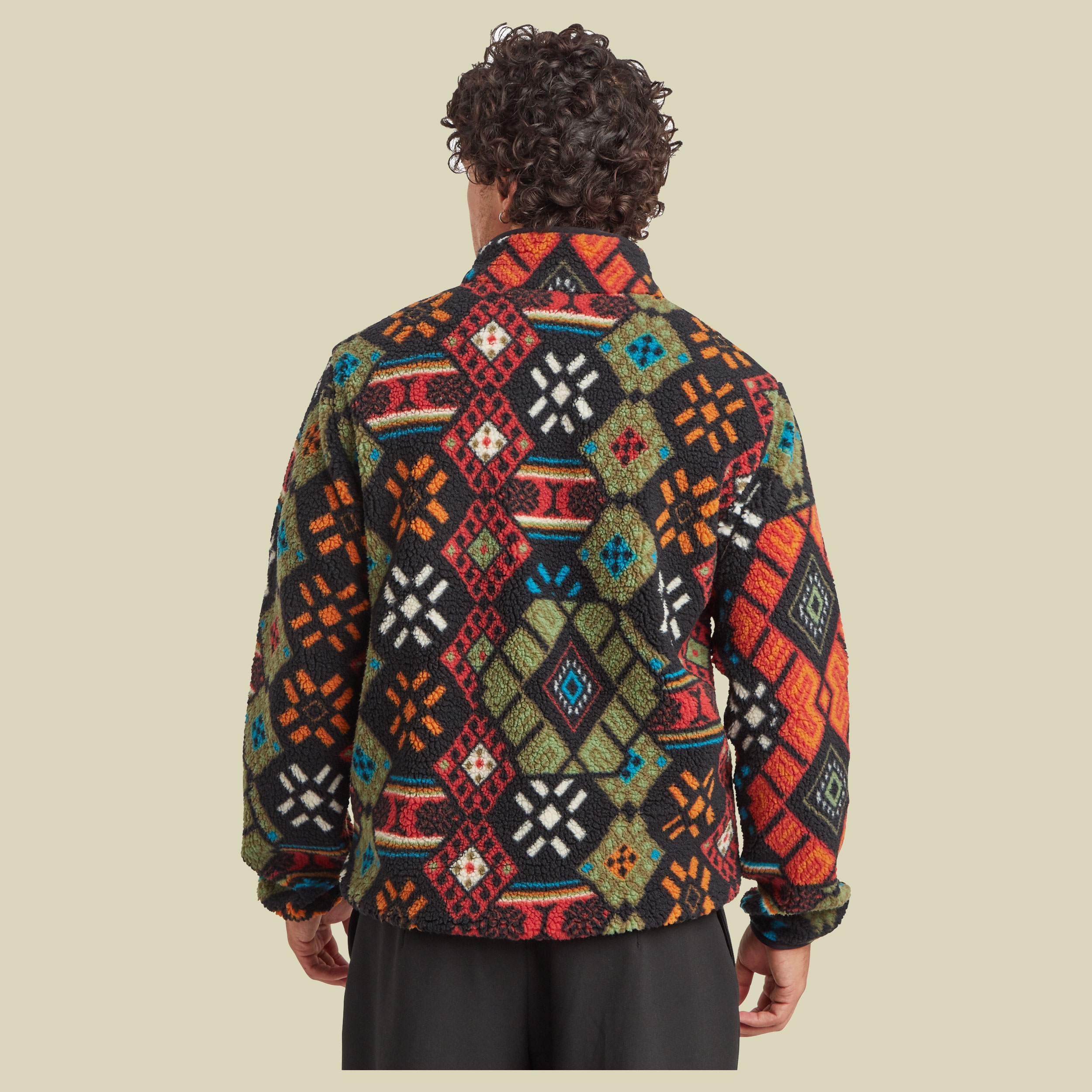 Tarcho Printed Full Zip Jacket Men L mehrfarbig - black bhutan
