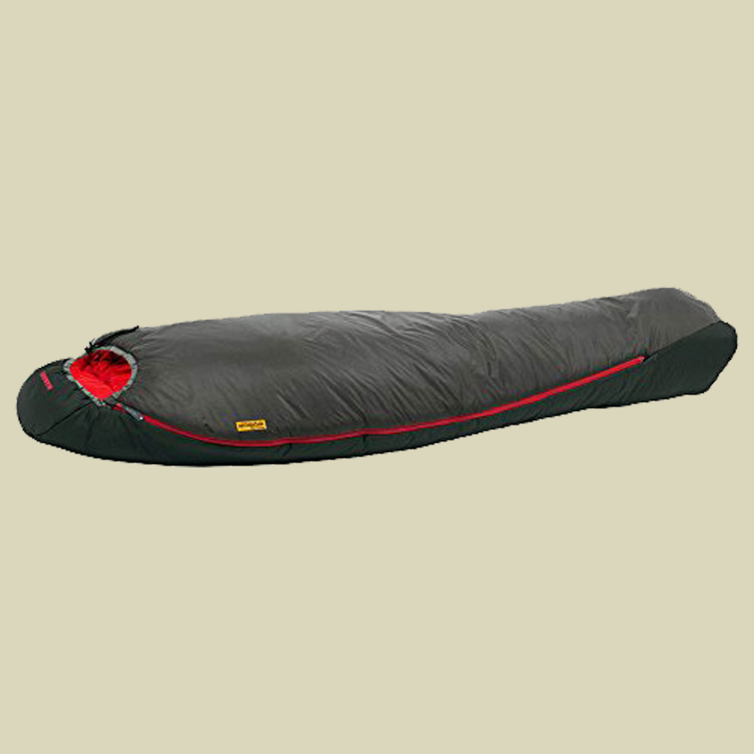 Kompakt SE 3-Season bis Körpergröße 195 cm Farbe dark shadow-black, Reißverschluss links