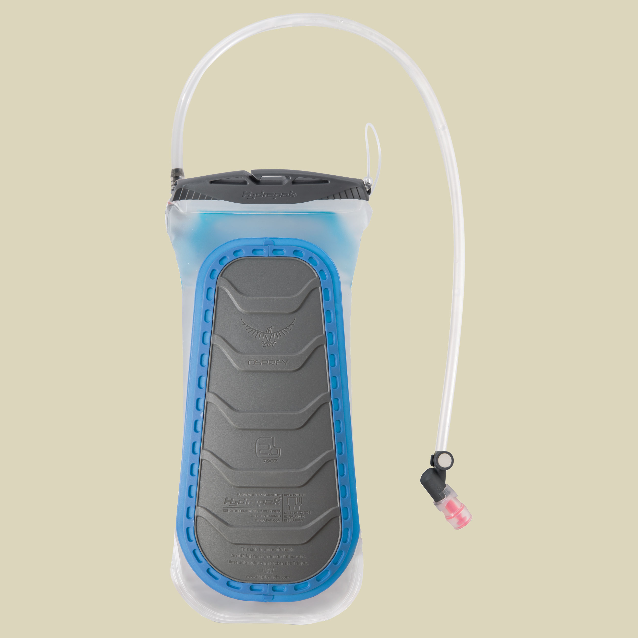 Hydraulics 2L Reservoir Volumen 2 Liter blue