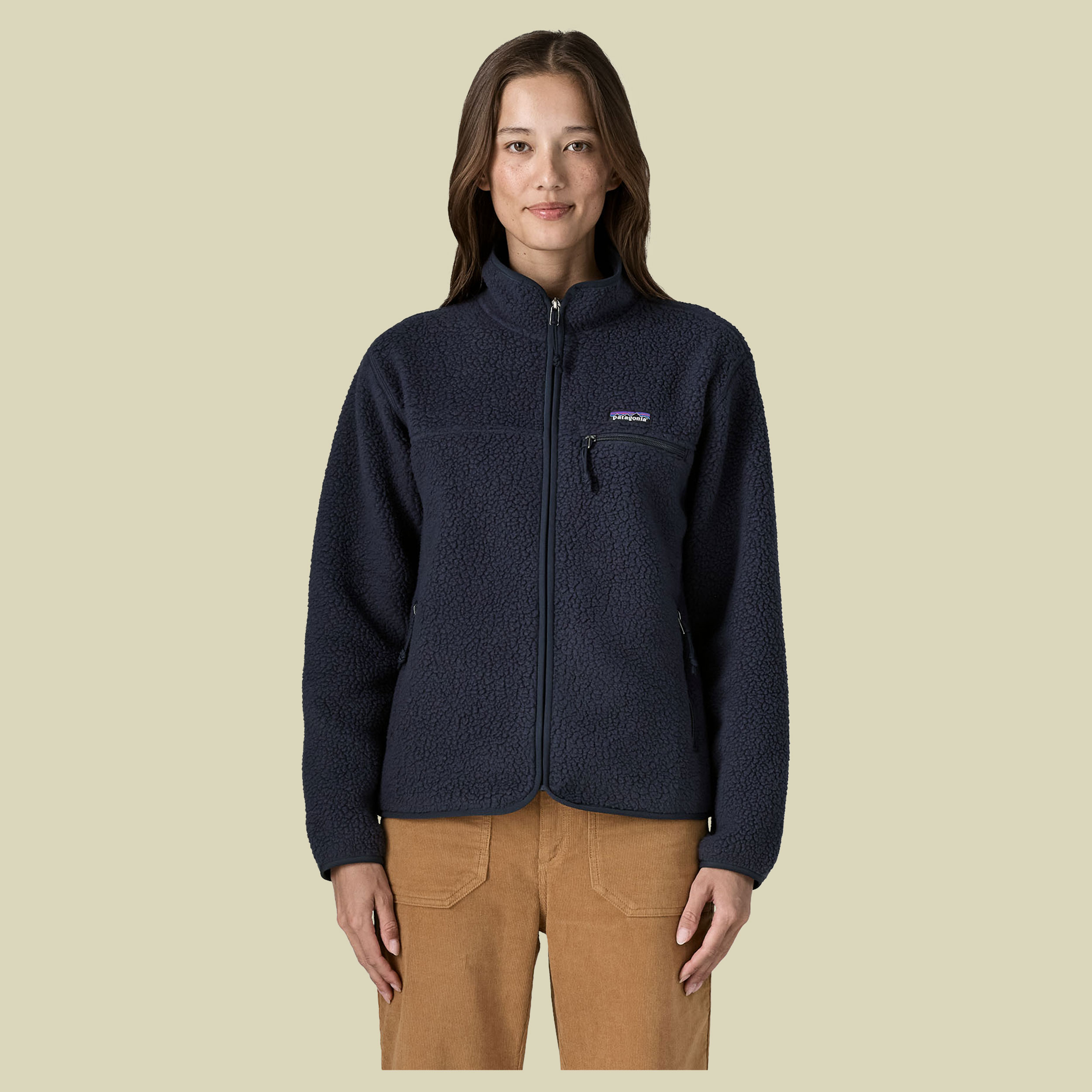 Retro Pile Jacket Women XS blau - sunken blue