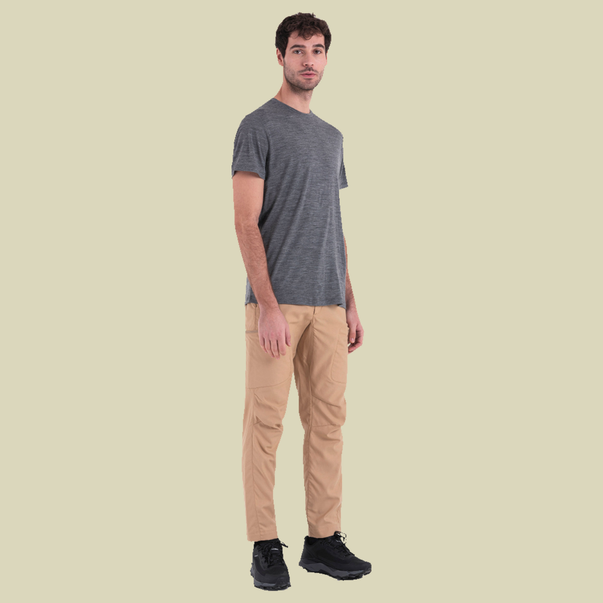 Merino 150 Tech Lite III SS Tee Men S grau - gritstone HTHR