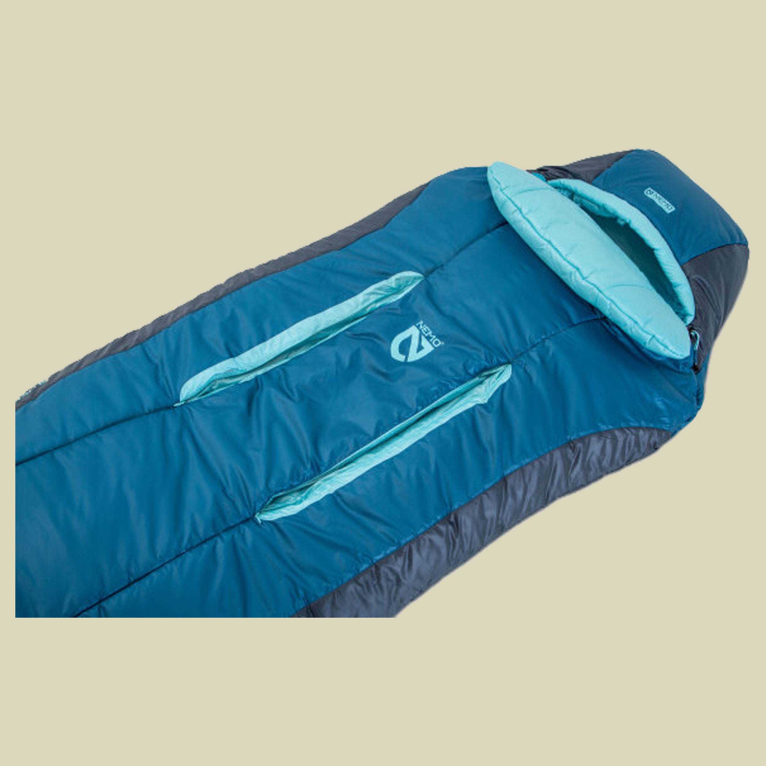 Forte Endless Promise Womens 20 bis Körpergröße 183 cm Farbe abyss/hazy aqua, Reißverschluss rechts