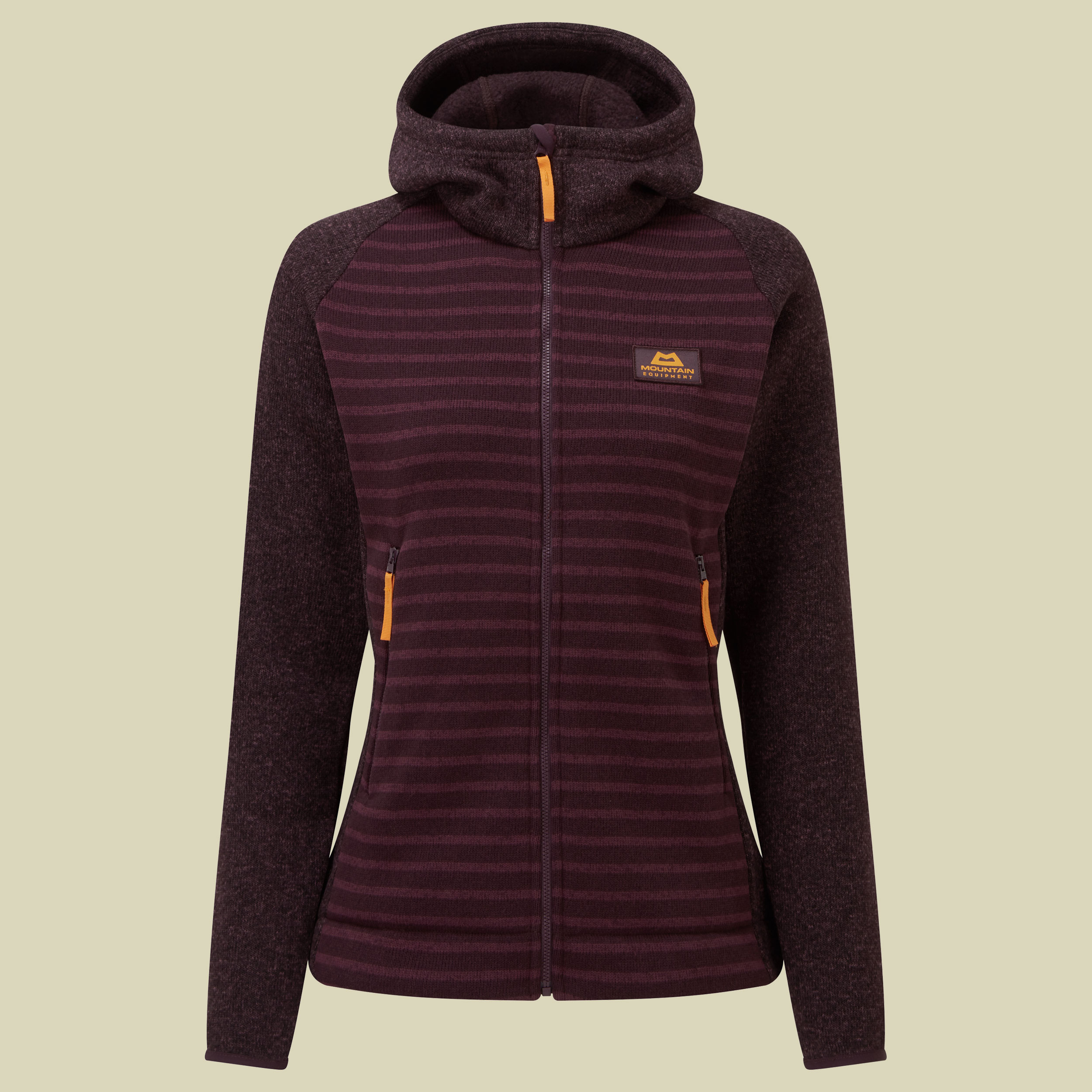 Dark Days II Hooded Jacket Women Größe M (12) Farbe raisin stripe/raisin