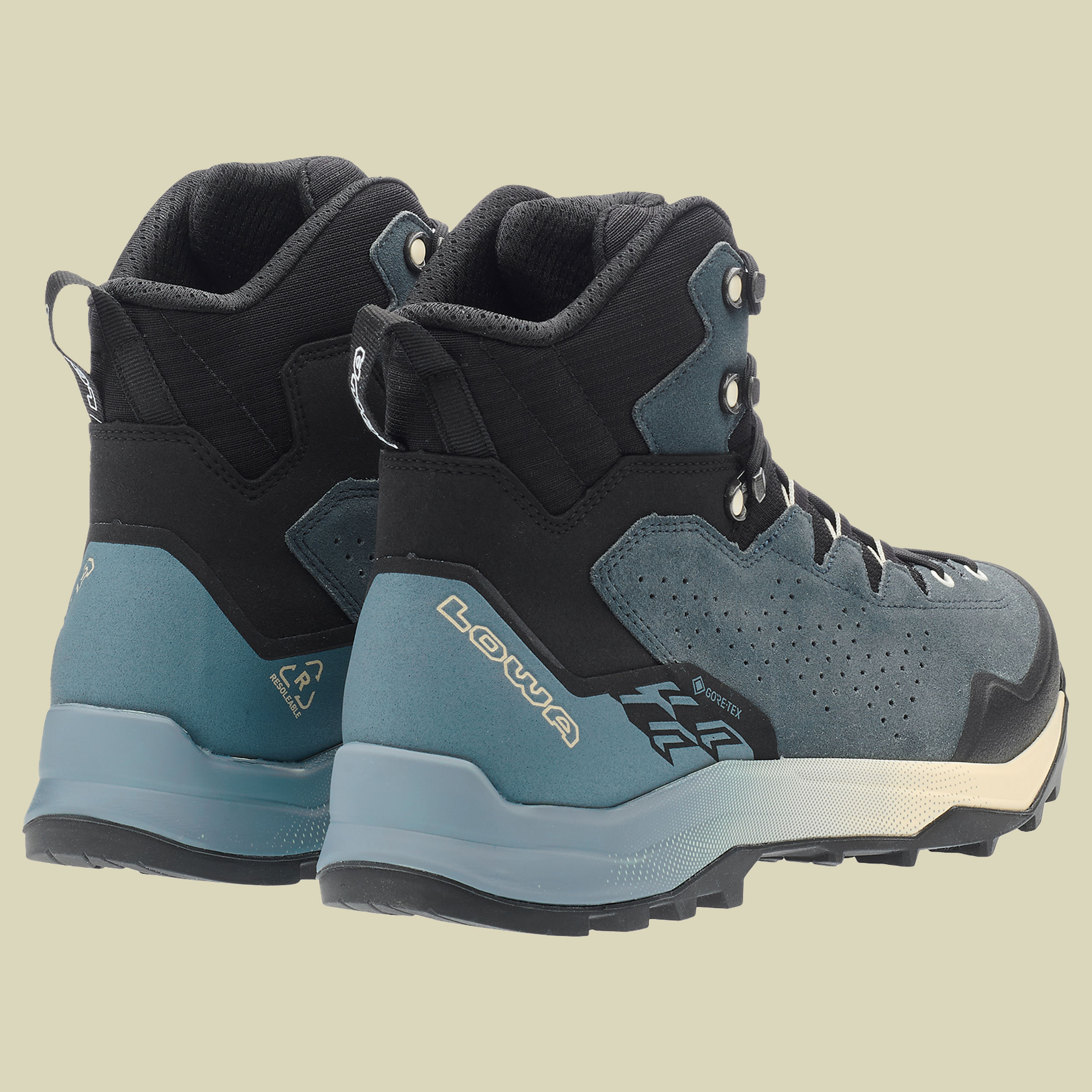 Explorer GTX Mid Men UK 9 blau - schieferblau/schwarz