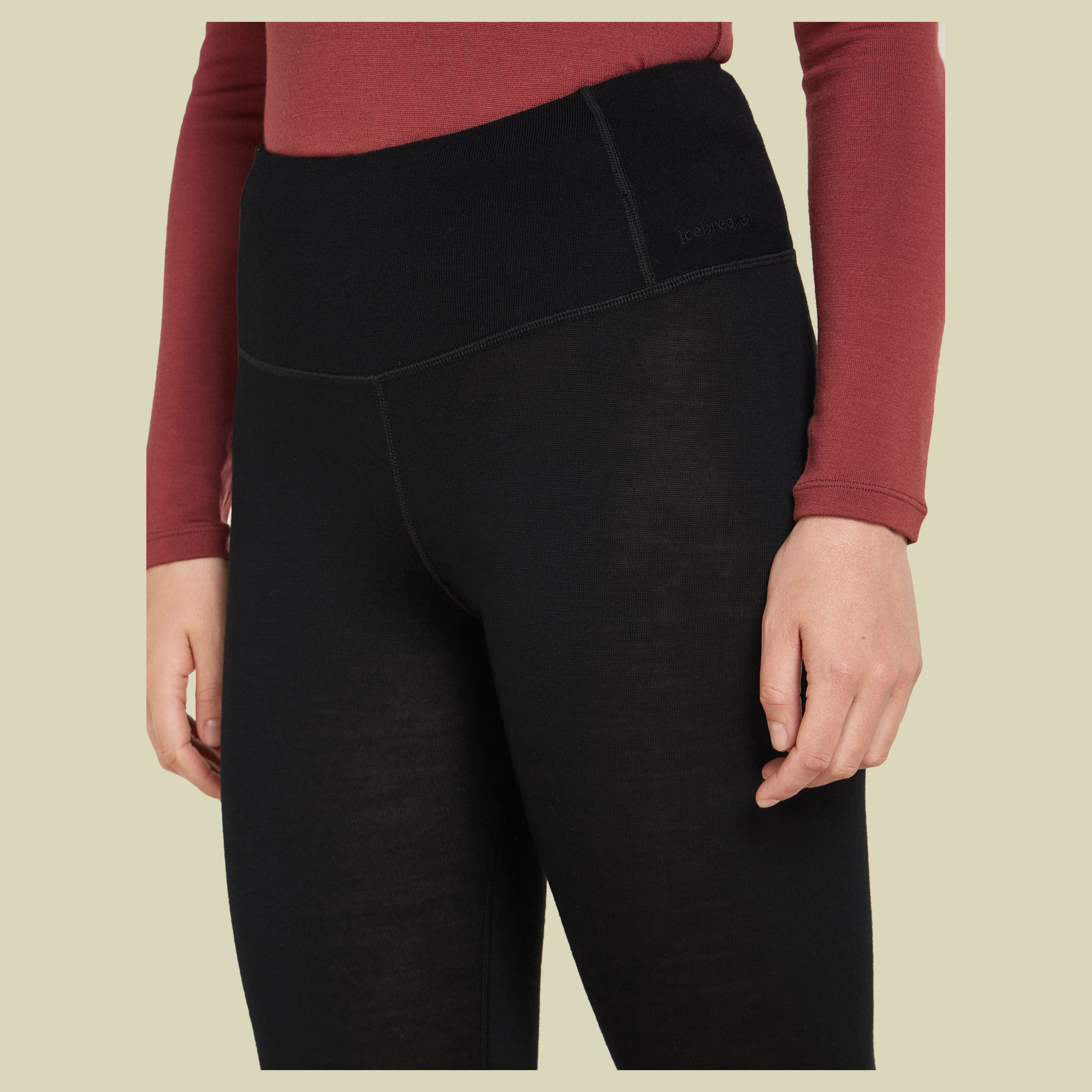 Merino 260 Tech High Rise Leggings Women XS schwarz - black