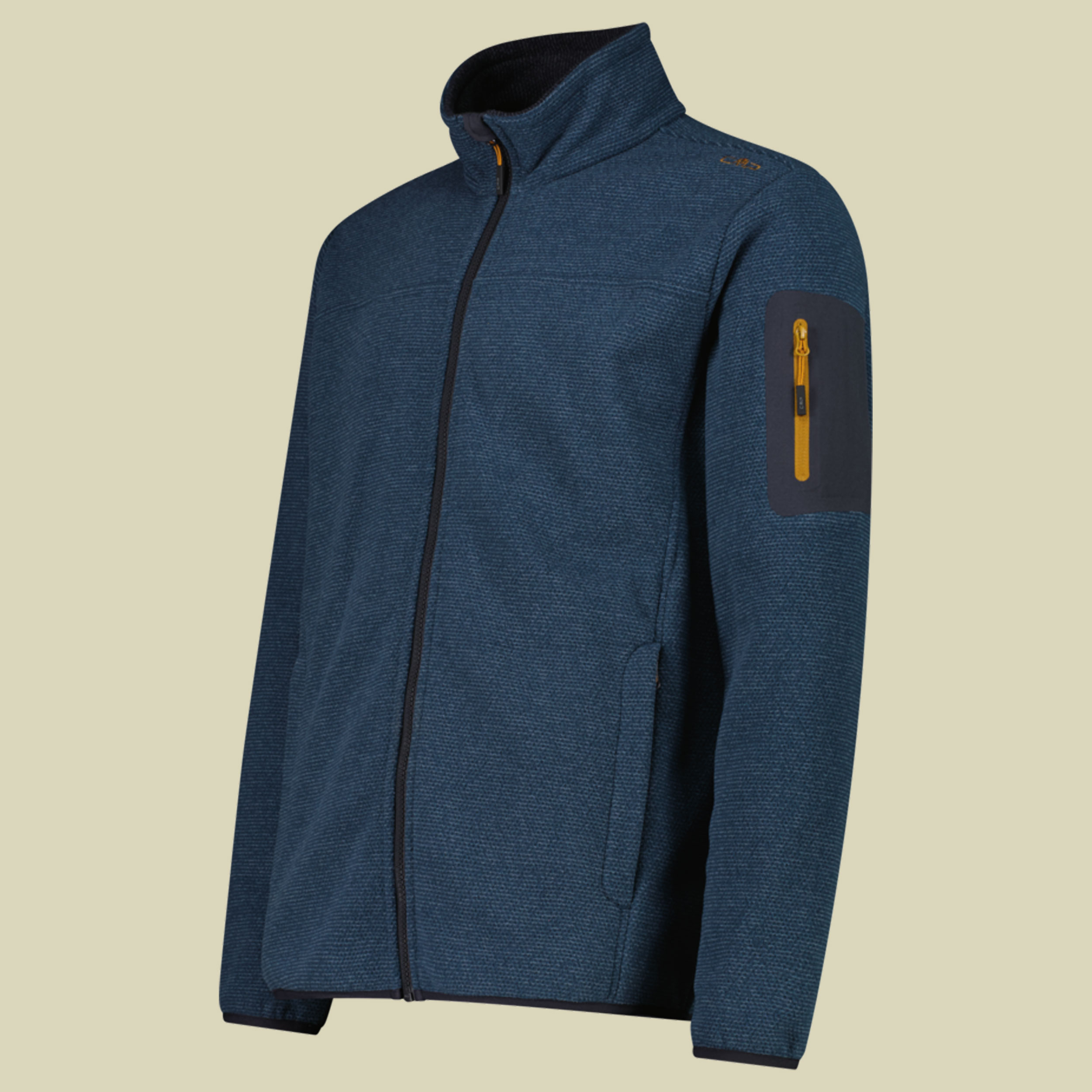 Man Jacket Knitted Jacquard 38H2237 blau 56 - avio N876