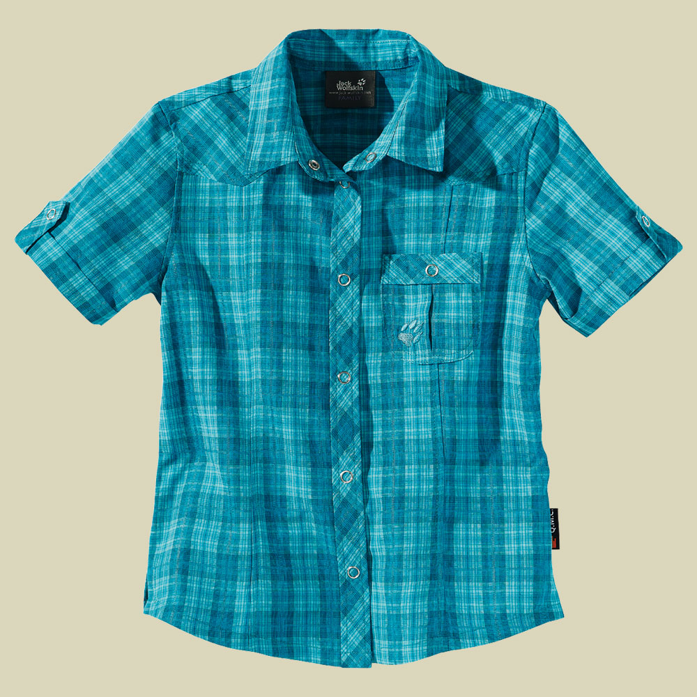 Girls Mosquito Sun Shirt Größe 116 Farbe glacier checks