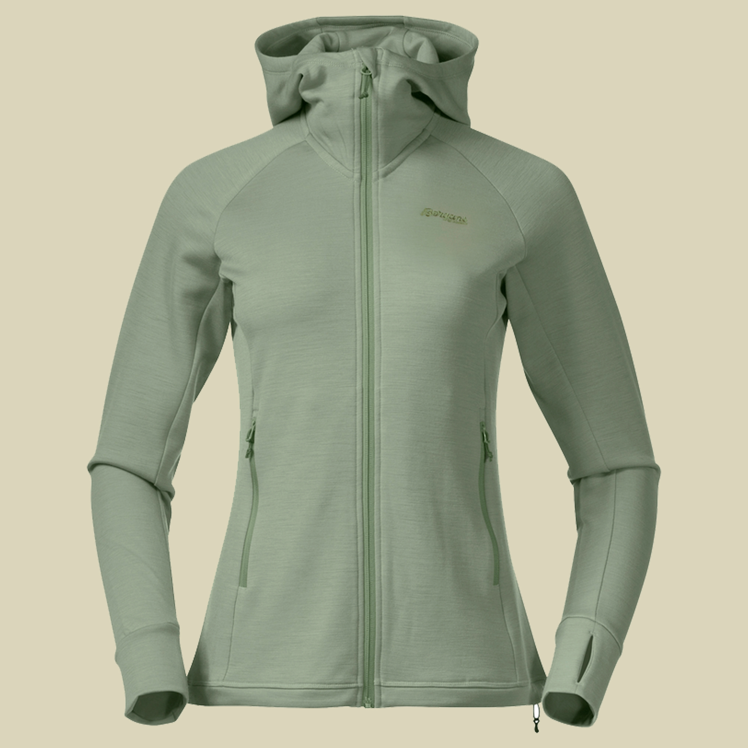 Ulstein Wool Hood Women Jacket Größe M  Farbe jade green