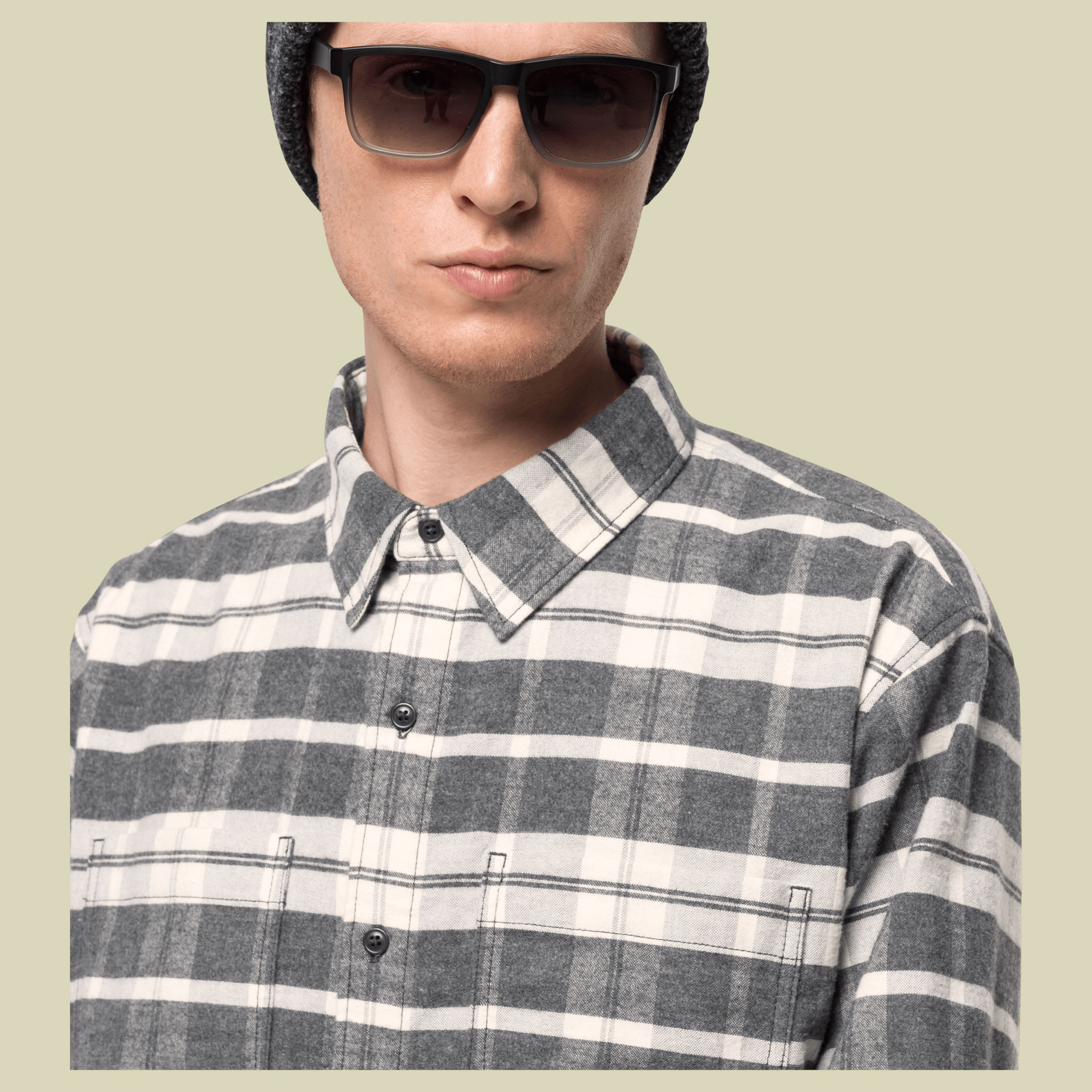 Nature Time Shirt Men Größe XL Farbe phantom checks