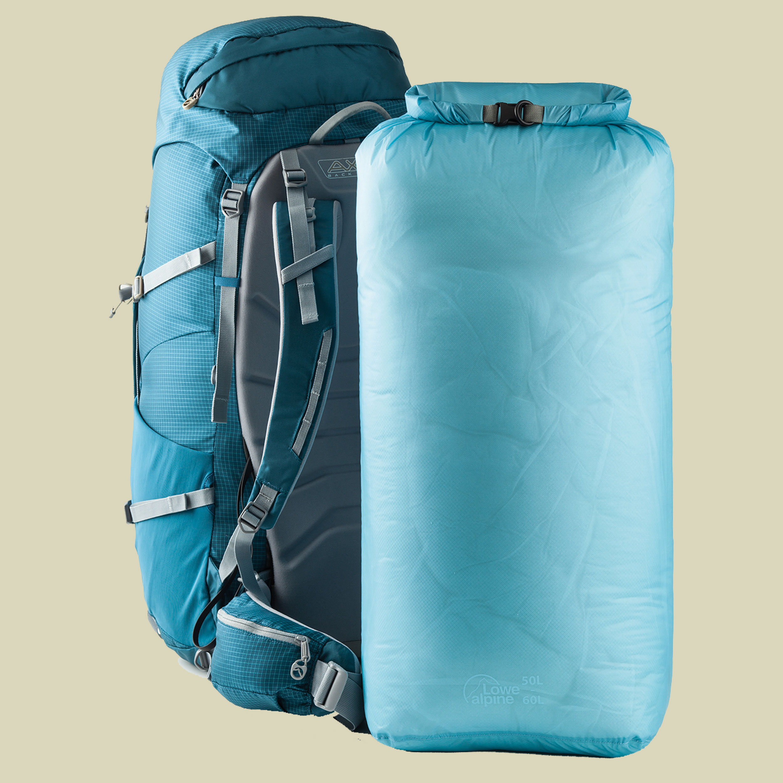 Ultralite Rucksac Liner M Volumen bis 60 L Farbe eisblau