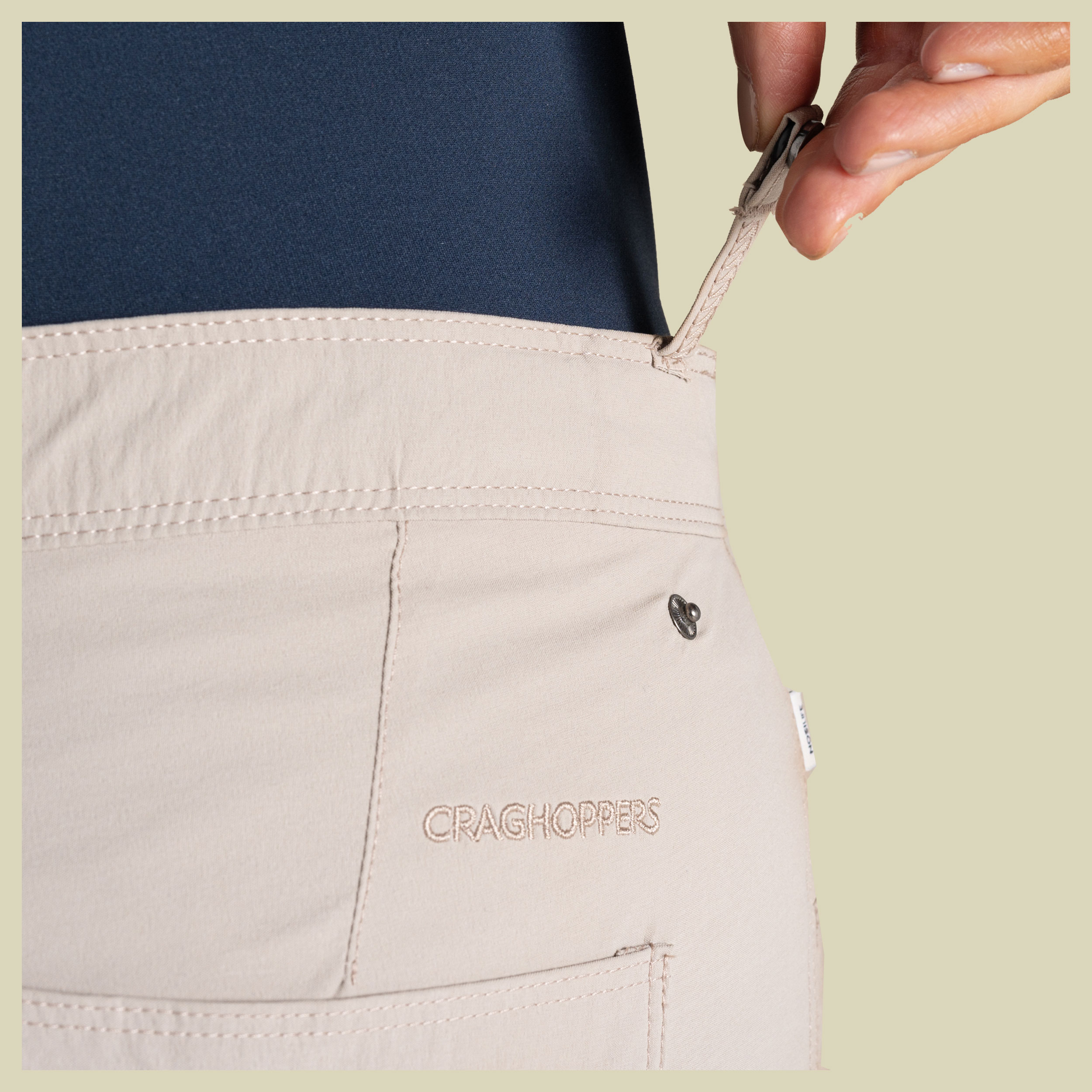 NosiLife Milla Trouser Women beige 42 long (14L) - soft mushrooms