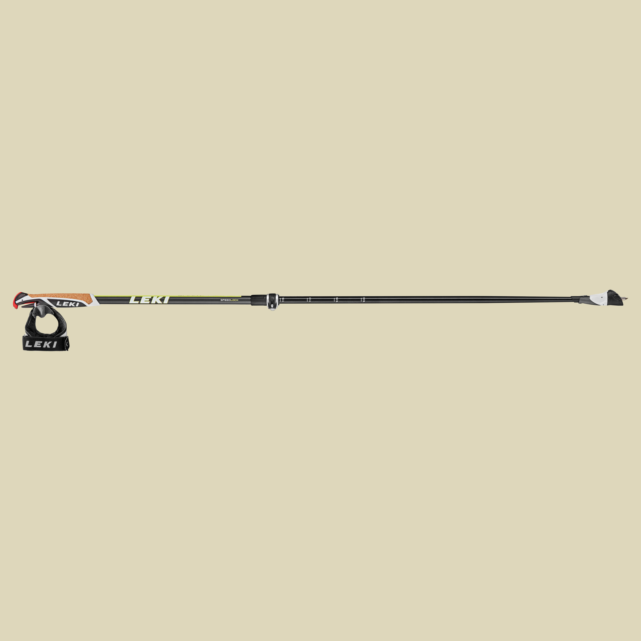 Smart Supreme Länge 100 - 130 cm Farbe dark anthracite-neonyellow-white