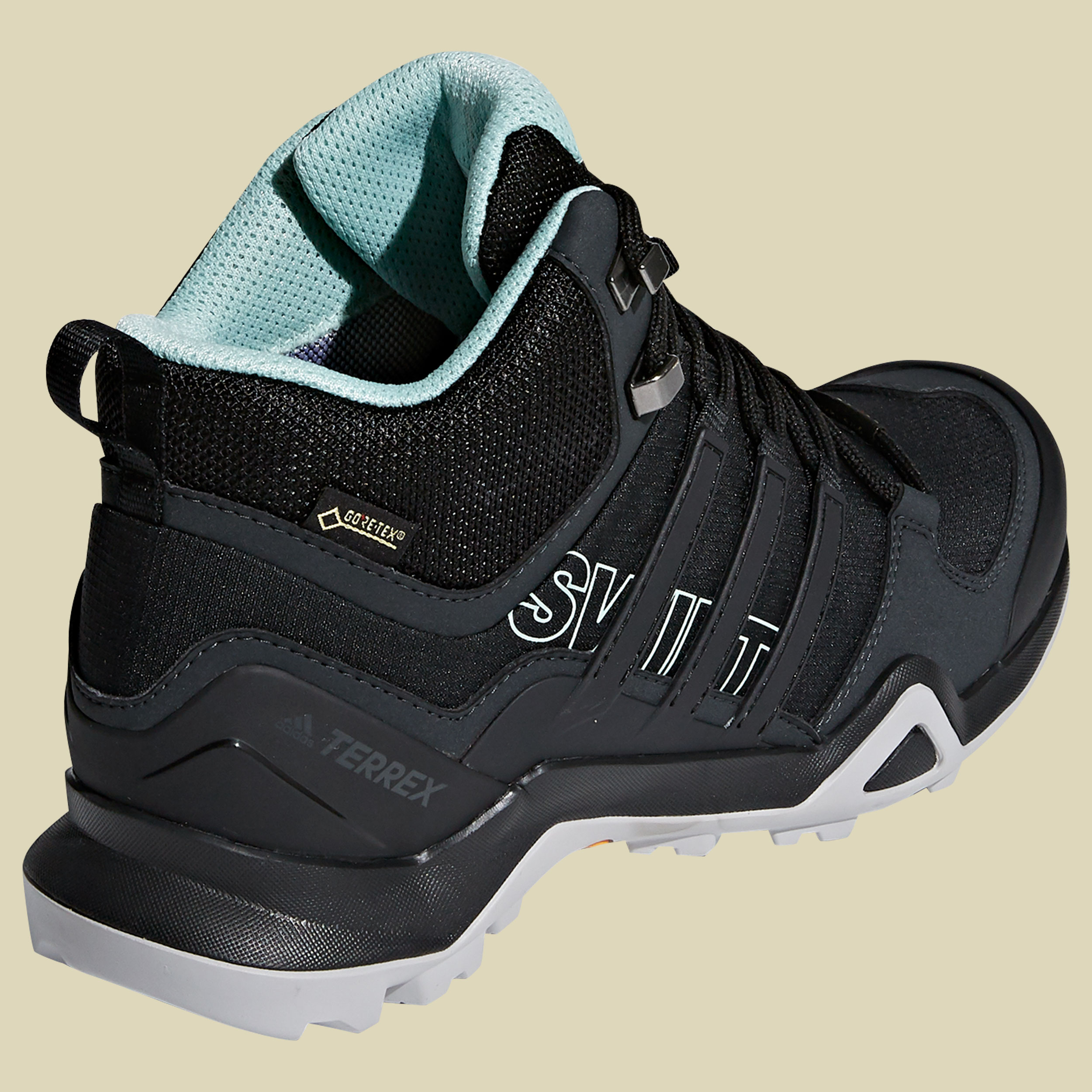 Terrex Swift R2 Mid GTX Women Größe UK 4 Farbe core black/core black/ash green