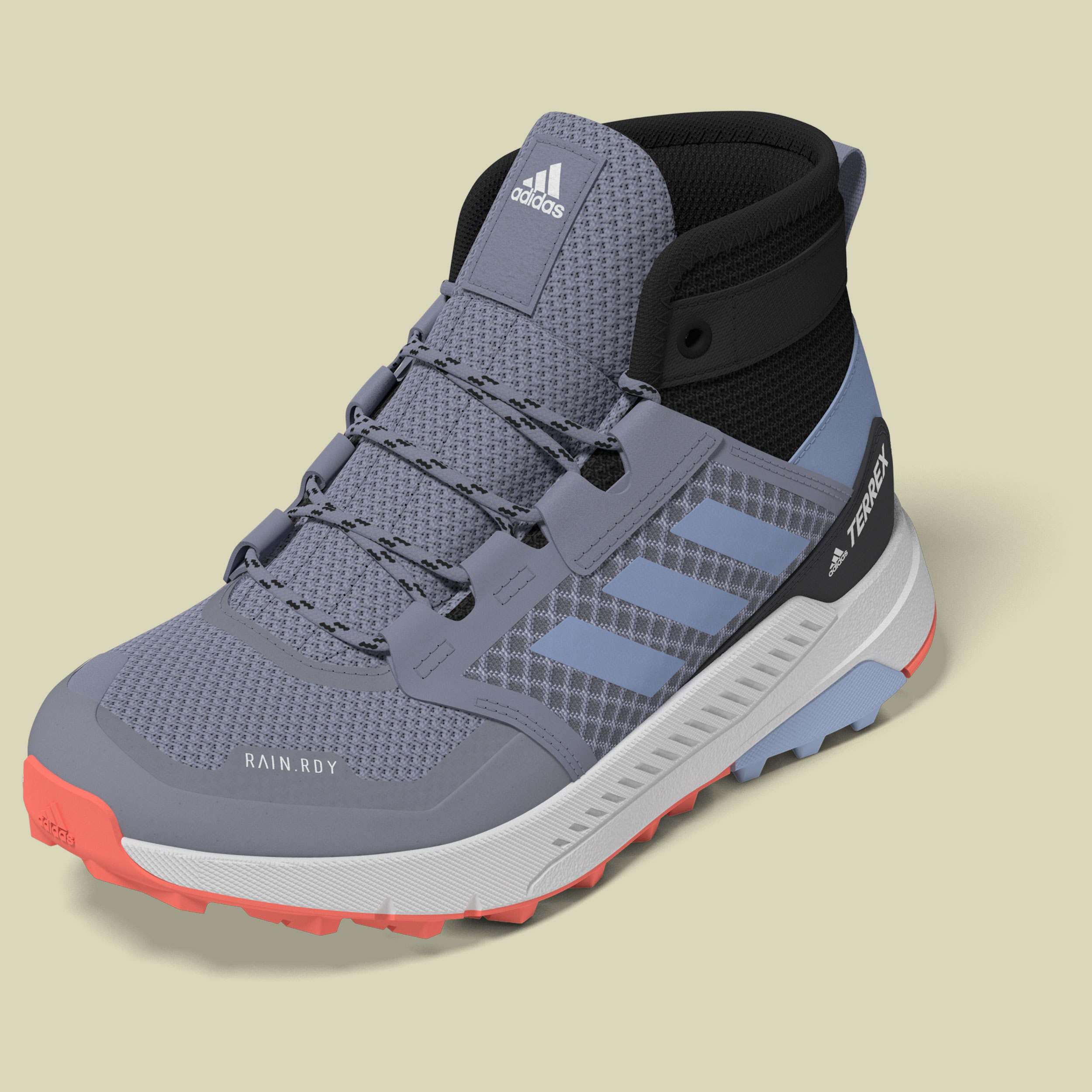 Terrex Trailmaker Mid RAIN.RDY Kids Größe 29 Farbe silver violet/blue dawn/core black