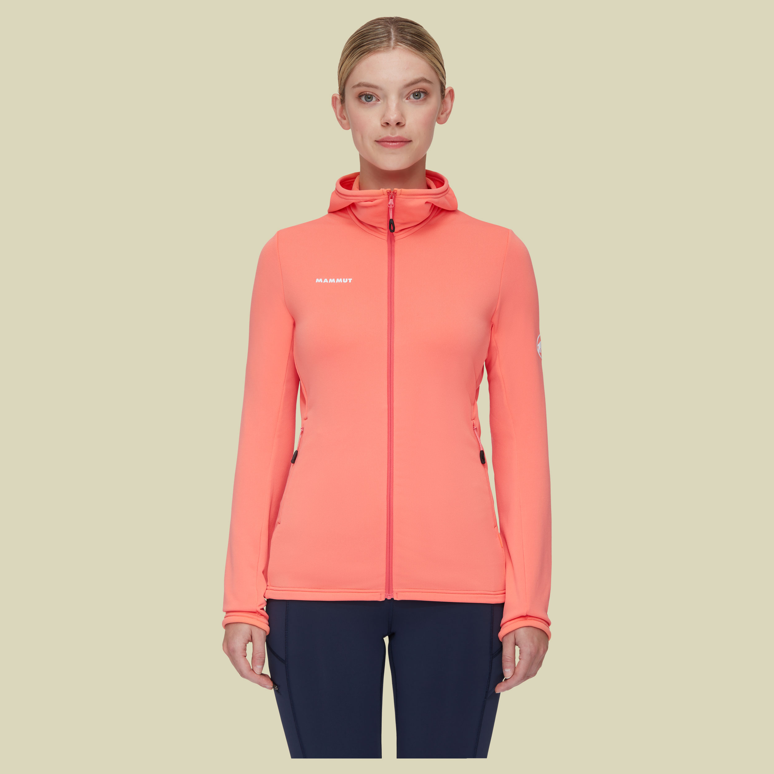 Aconcagua Light ML Hooded Jacket Women Größe S Farbe salmon