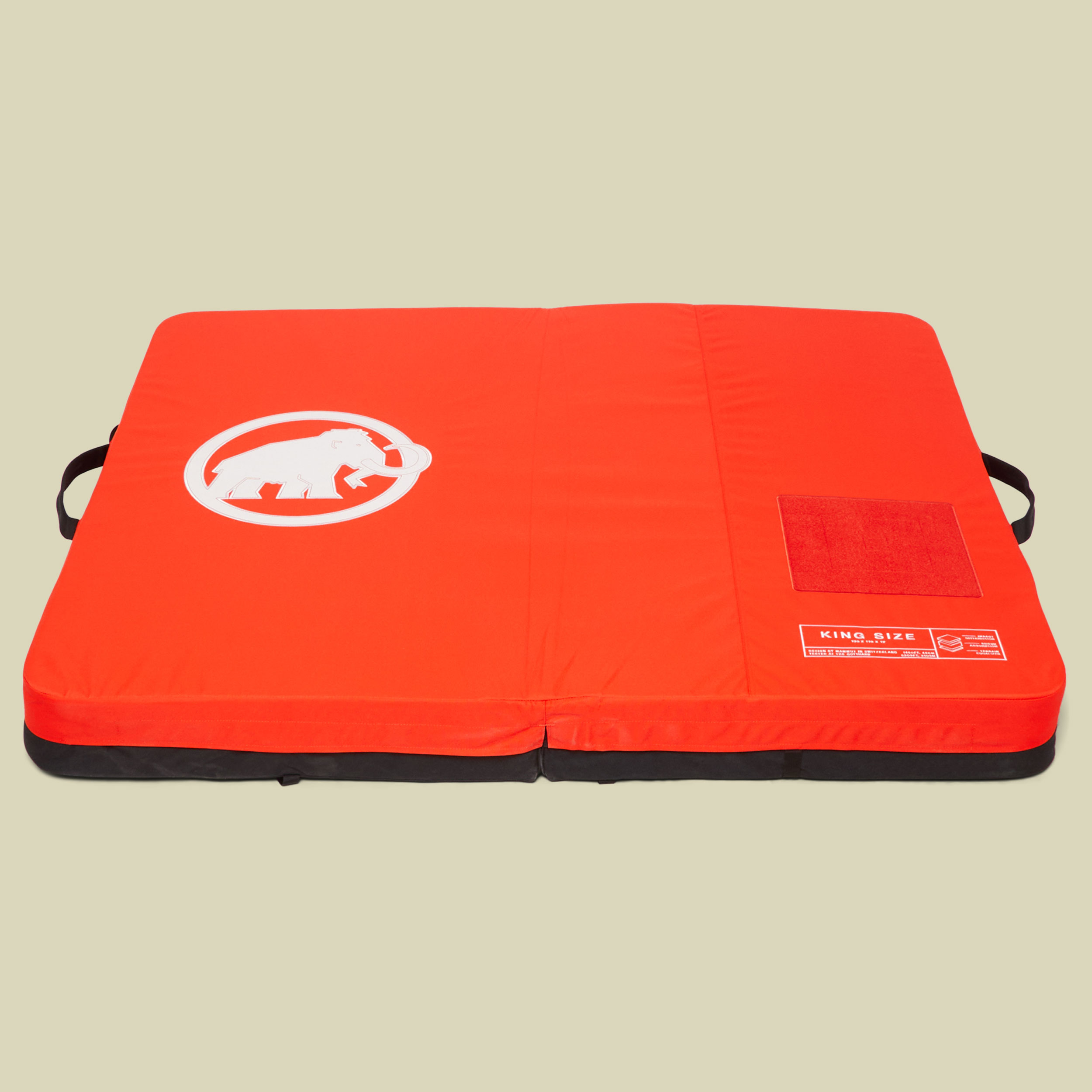 King Size Crash Pad rot - Farbe mammut red