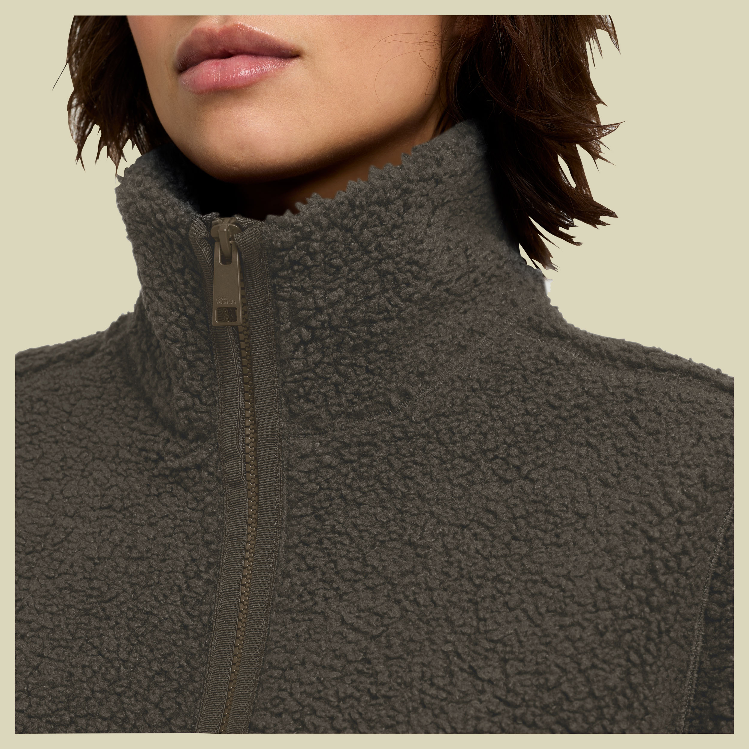 High Curl Jacket Women grün XXL - obsidian moss