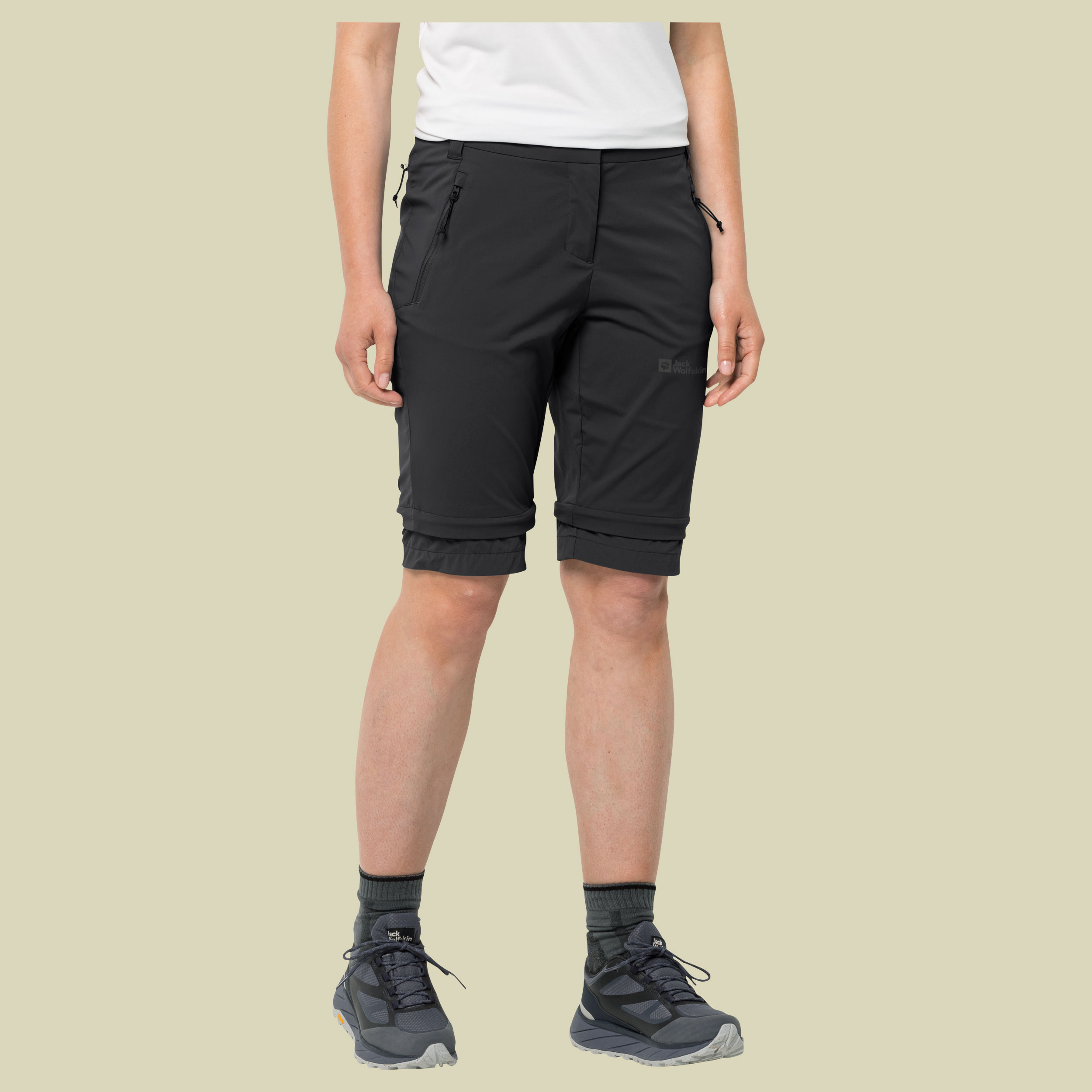 Glastal Zip Off Pants Women Größe 38 Farbe black