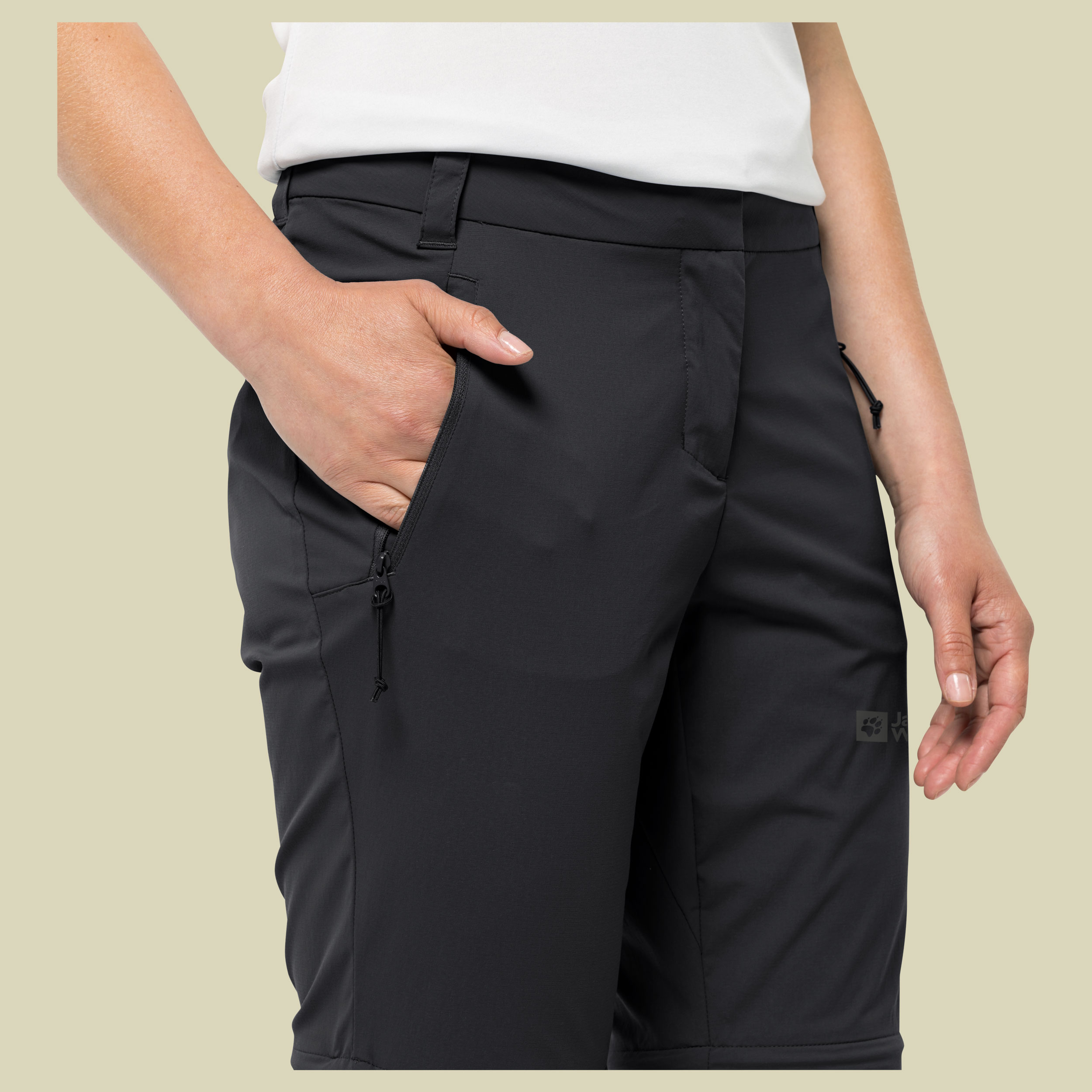 Glastal Zip Off Pants Women Größe 42 Farbe black