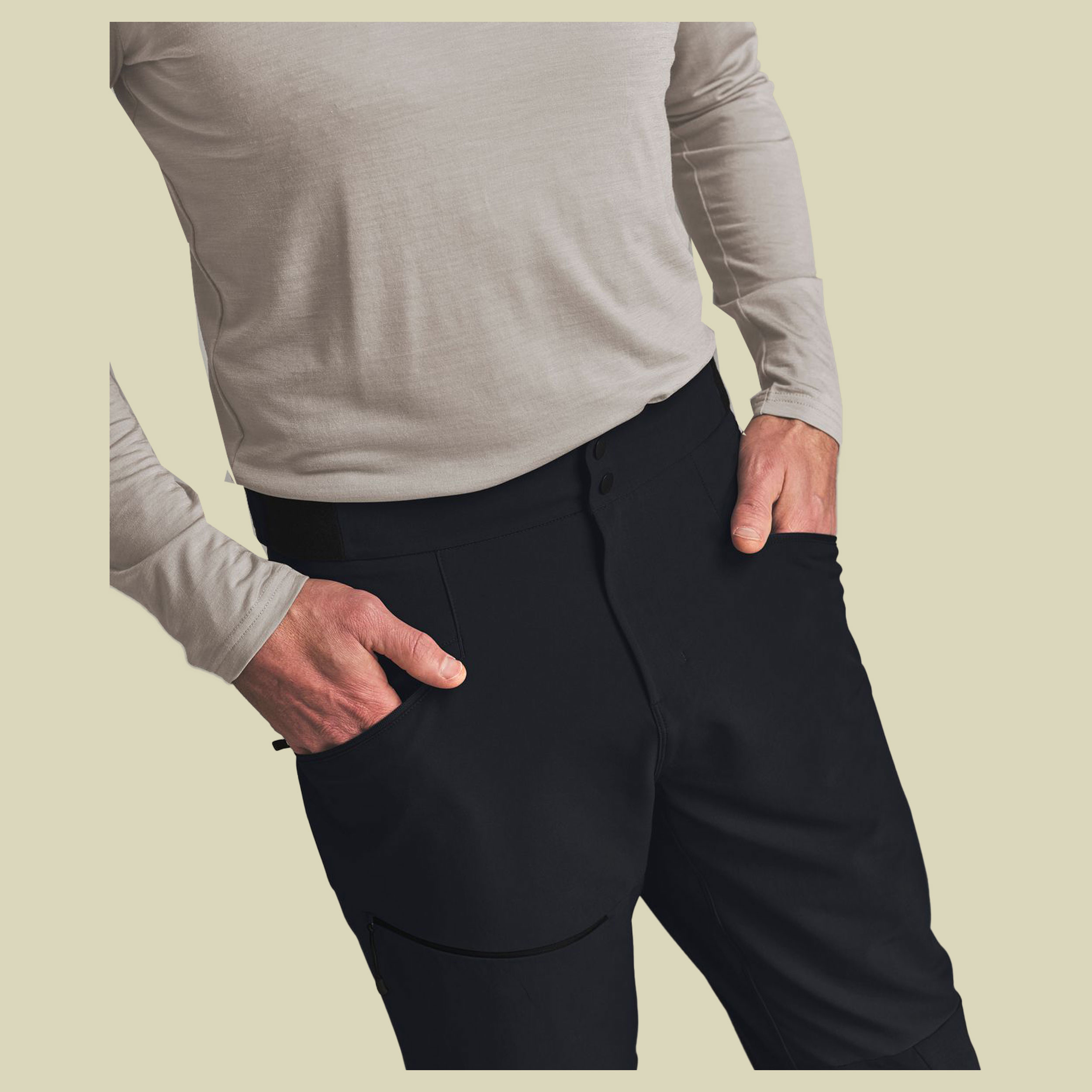 Ortler Softshell Pants Men XL schwarz - black raven