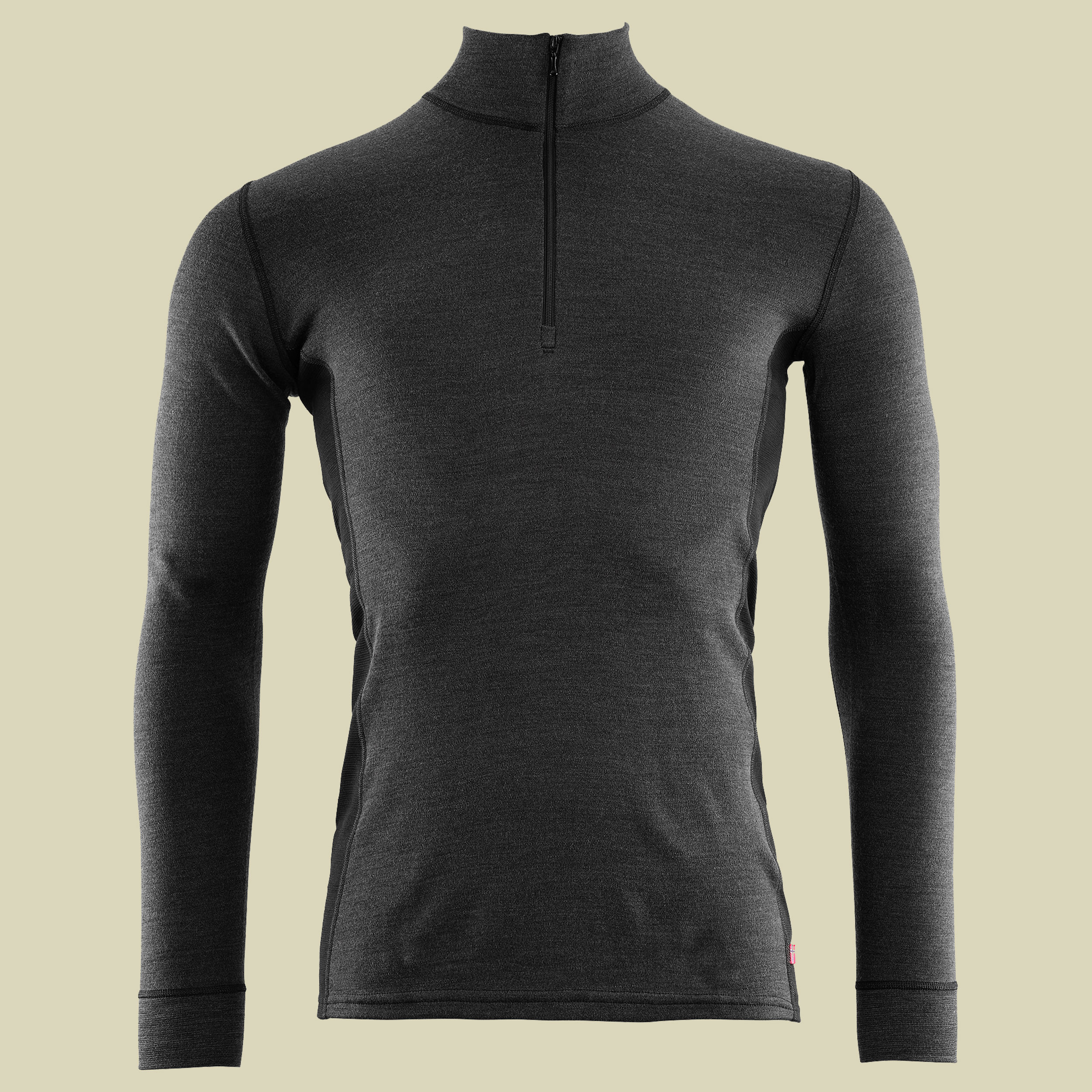 WarmWool Mock Neck W/ZIP Man Größe S Farbe marengo/jet black