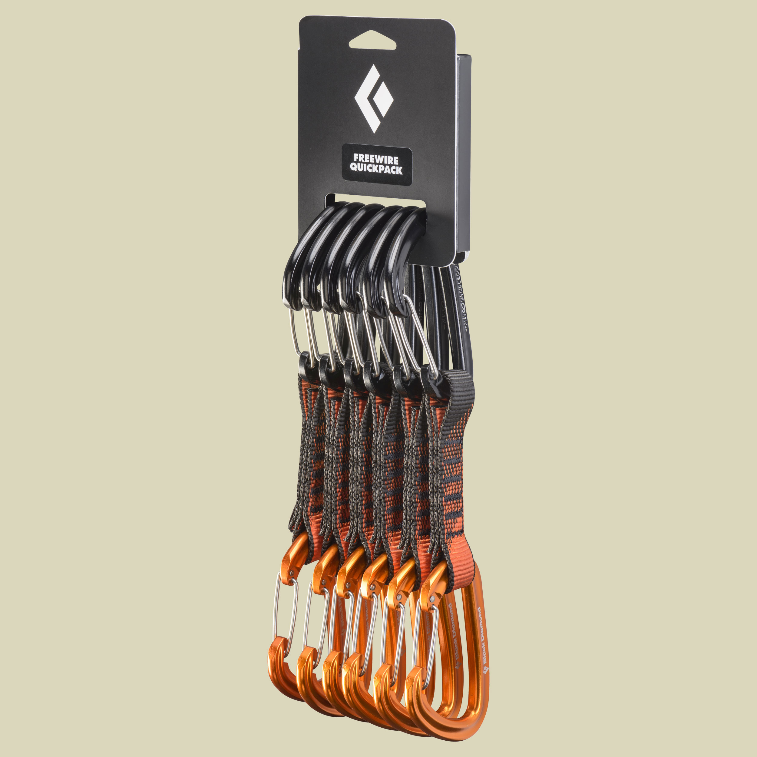 FreeWire Quickdraw 12cm 6-Pack Farbe black/bd orange