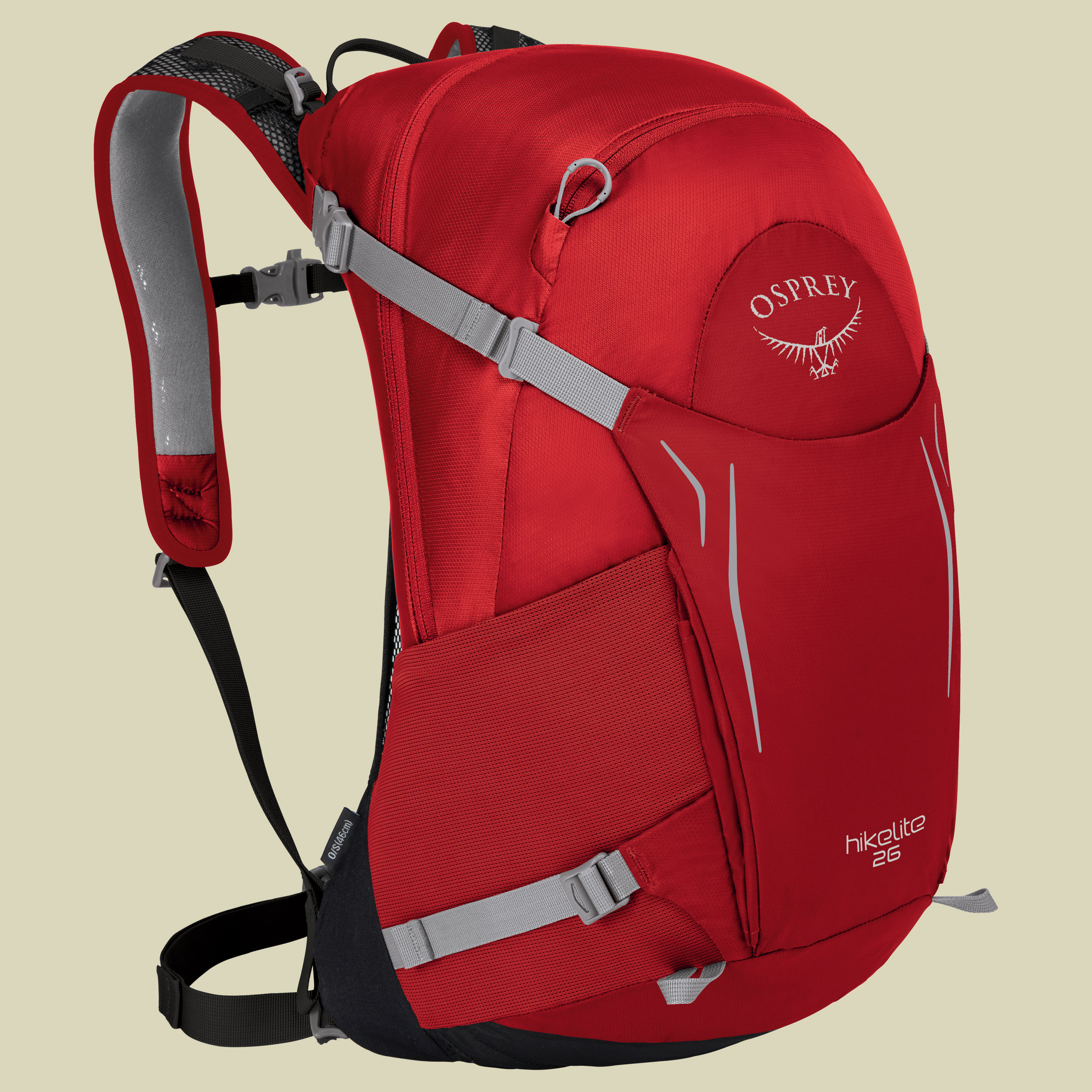 Hikelite 26 Volumen 26 Farbe tomato red