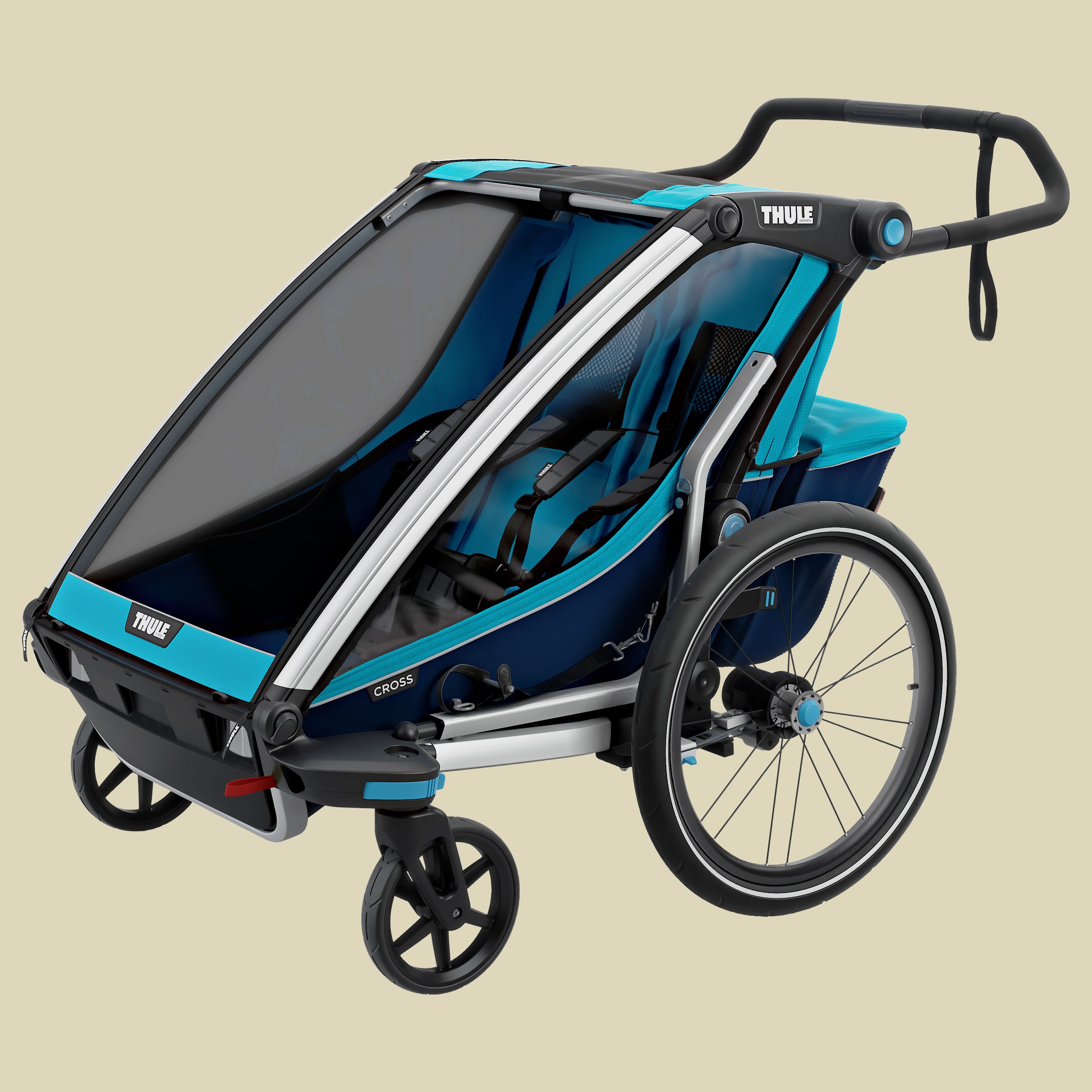 Chariot Cross 2 Farbe thule blue/poseidon