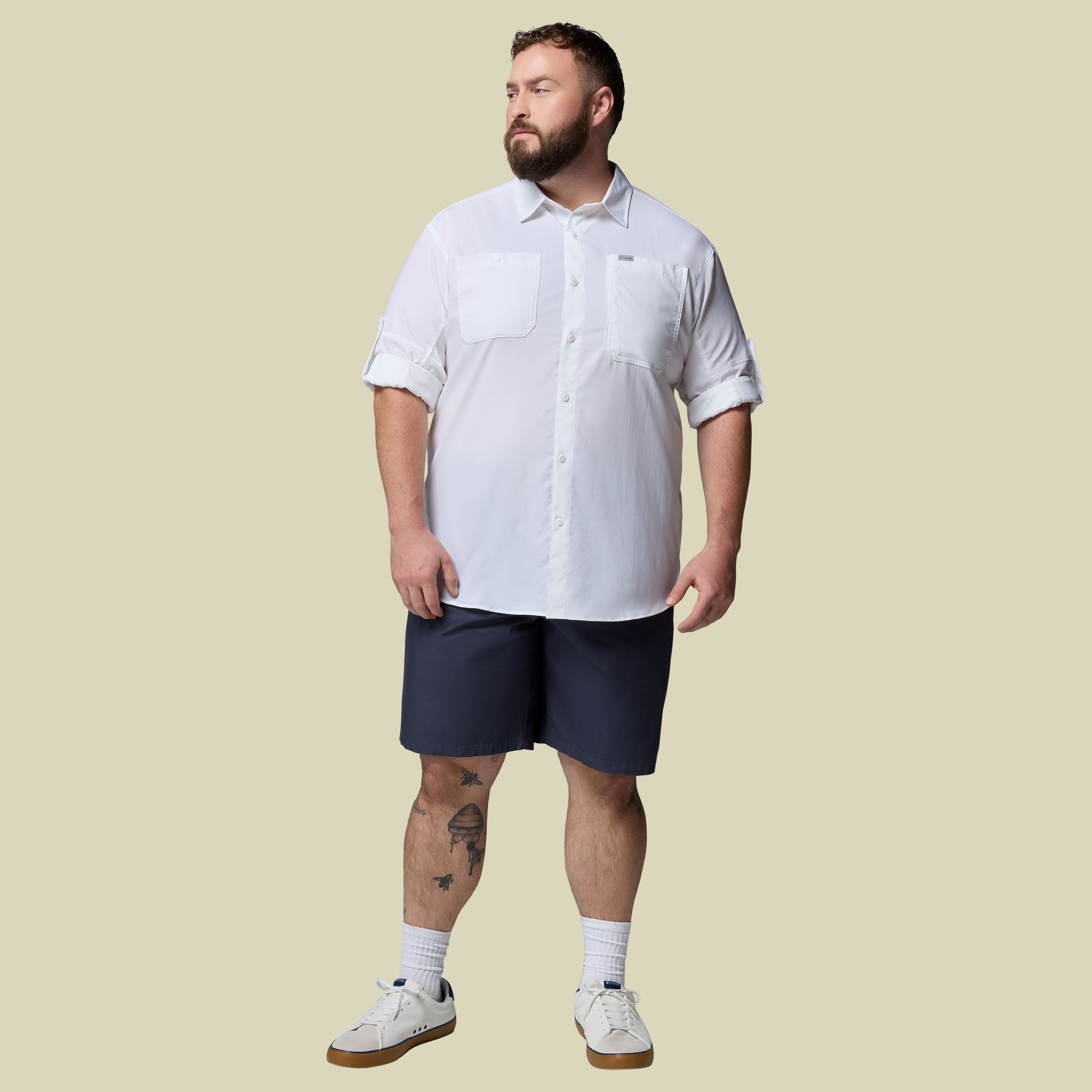 Silver Ridge Utility II LS Shirt Men XXL weiß - white