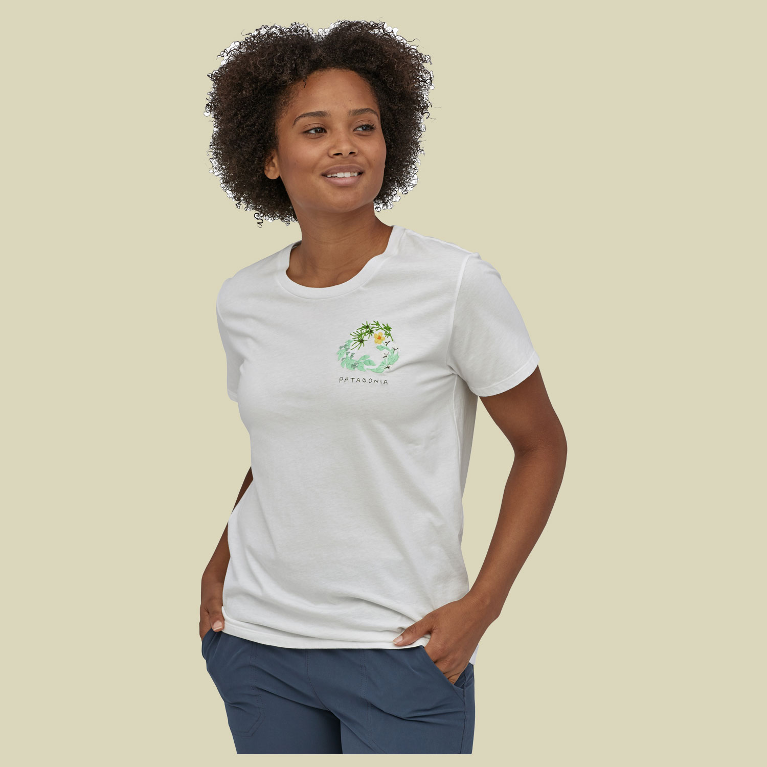 Fiber Activist Organic Crew T-Shirt Women Größe M  Farbe white