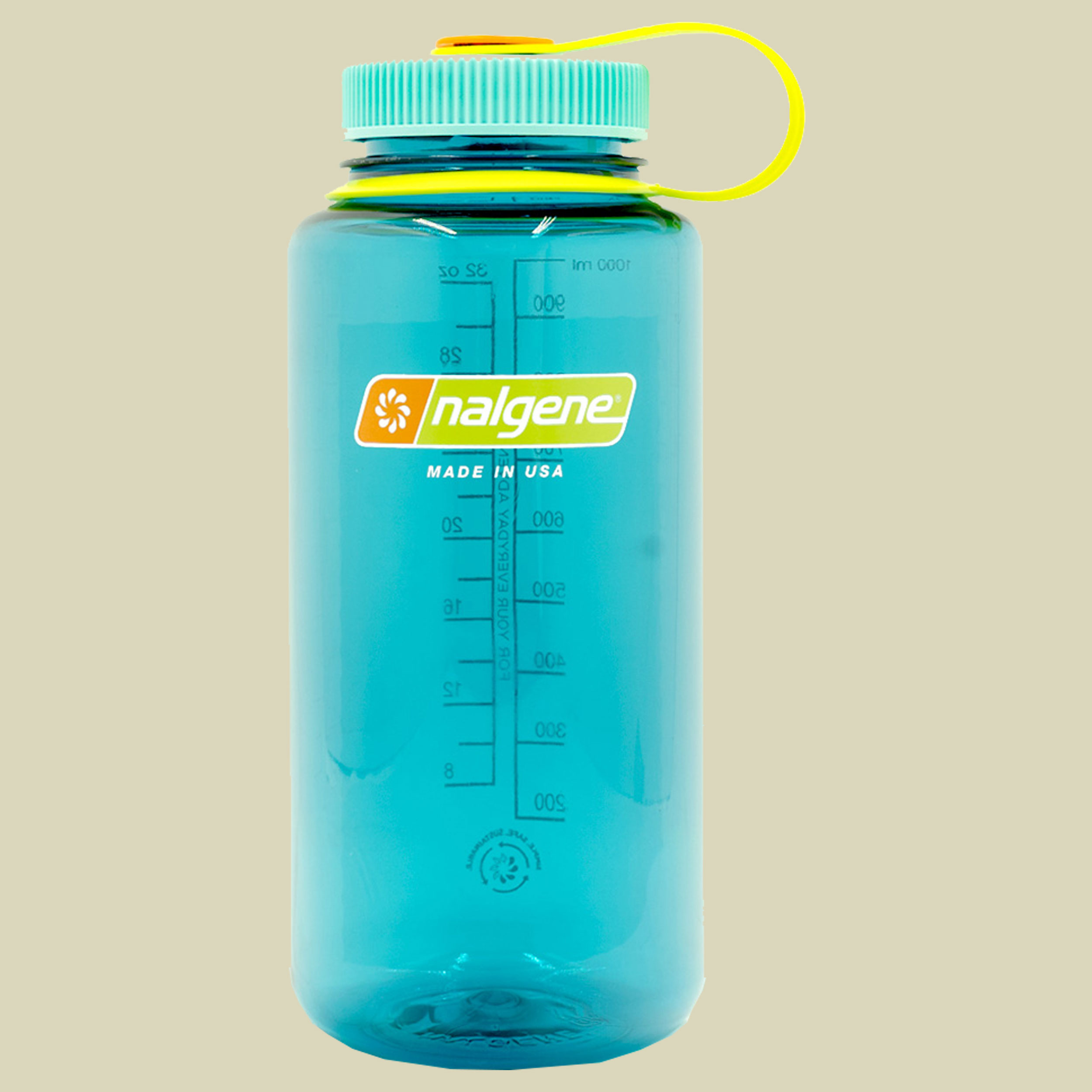 Nalgene Weithalsflasche WH Sustain Volumen 1000 Farbe cerulean