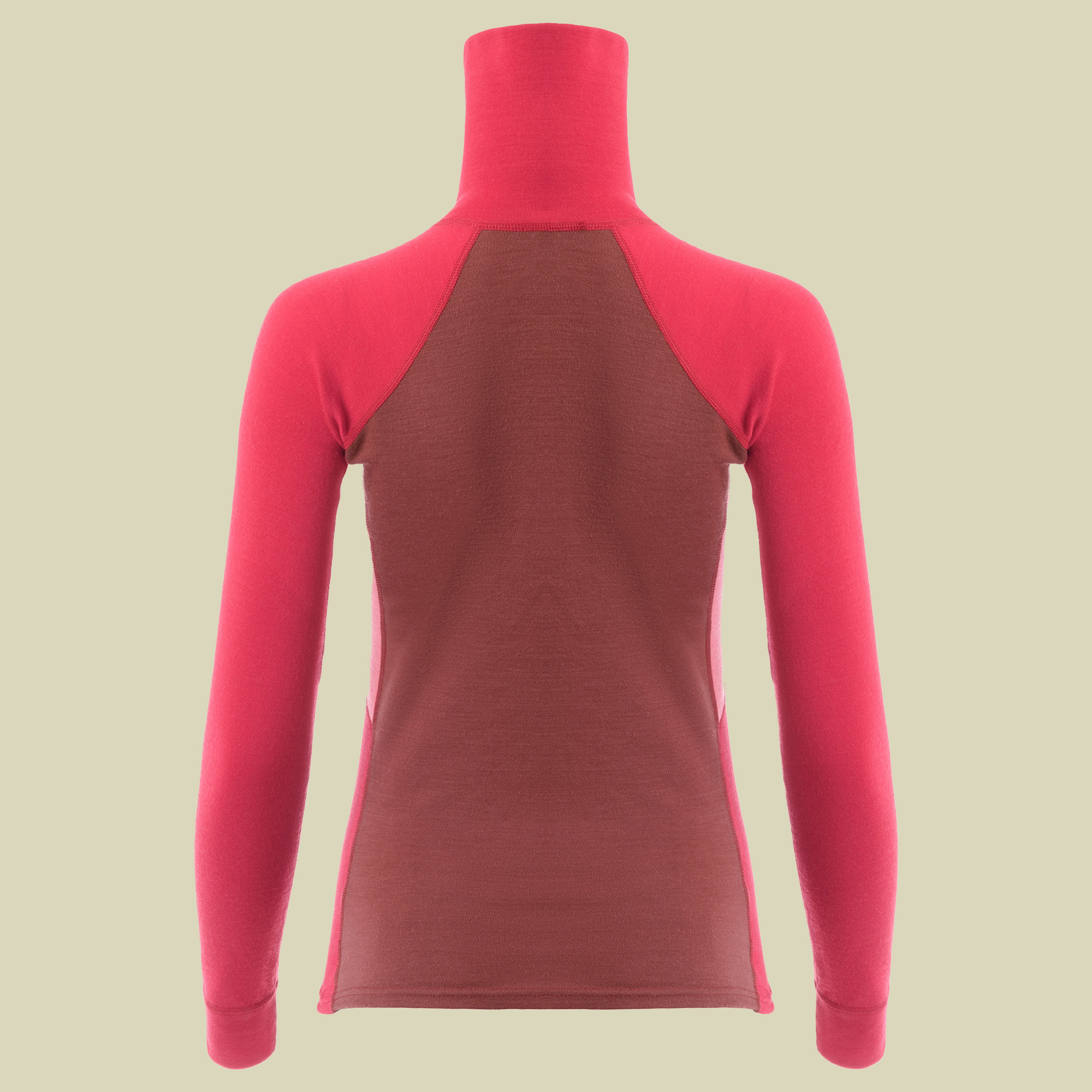 WarmWool Polo Women Größe S Farbe jester red/spiced apple/spiced coral
