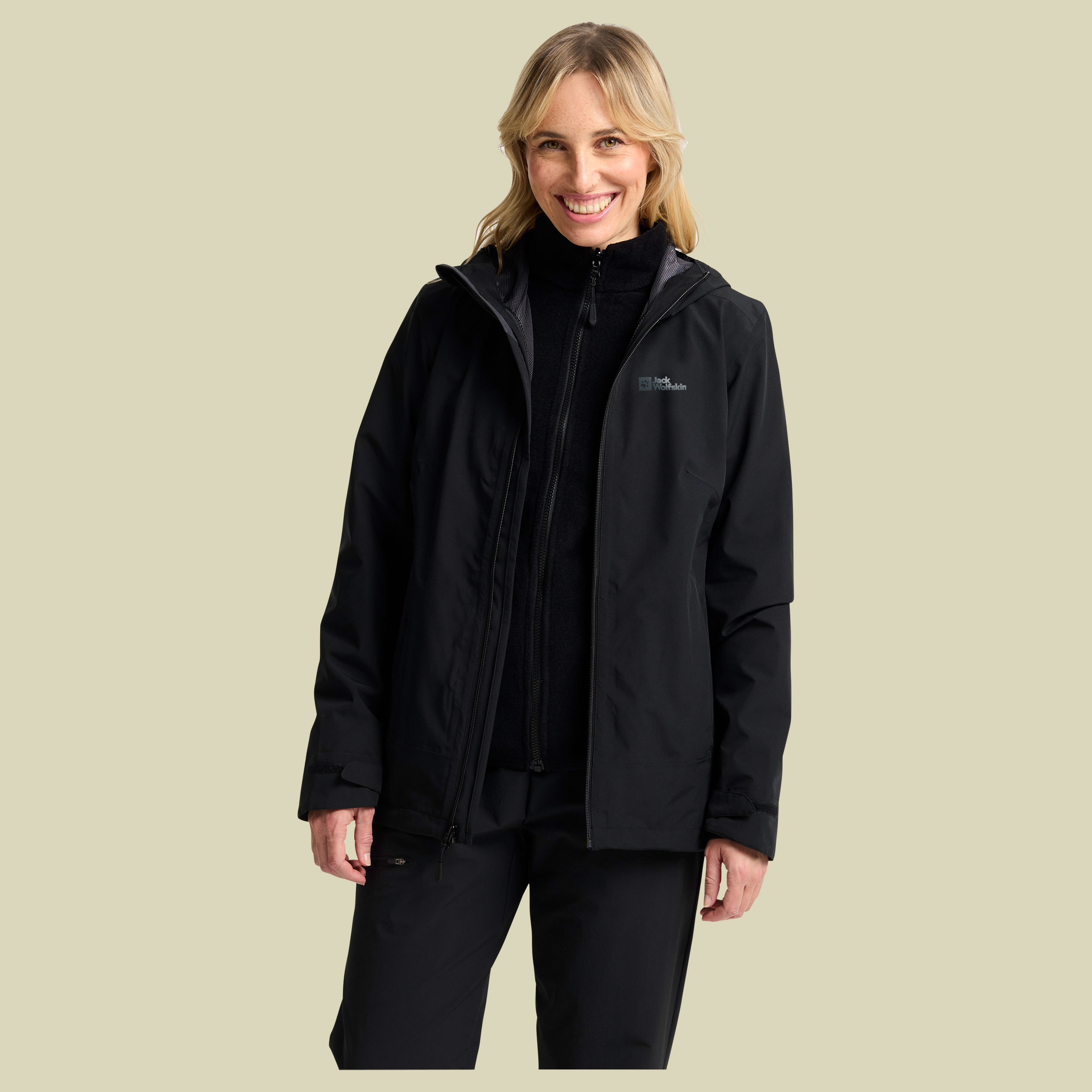 Moonrise 3in1 Jacket Women schwarz XXXL - black